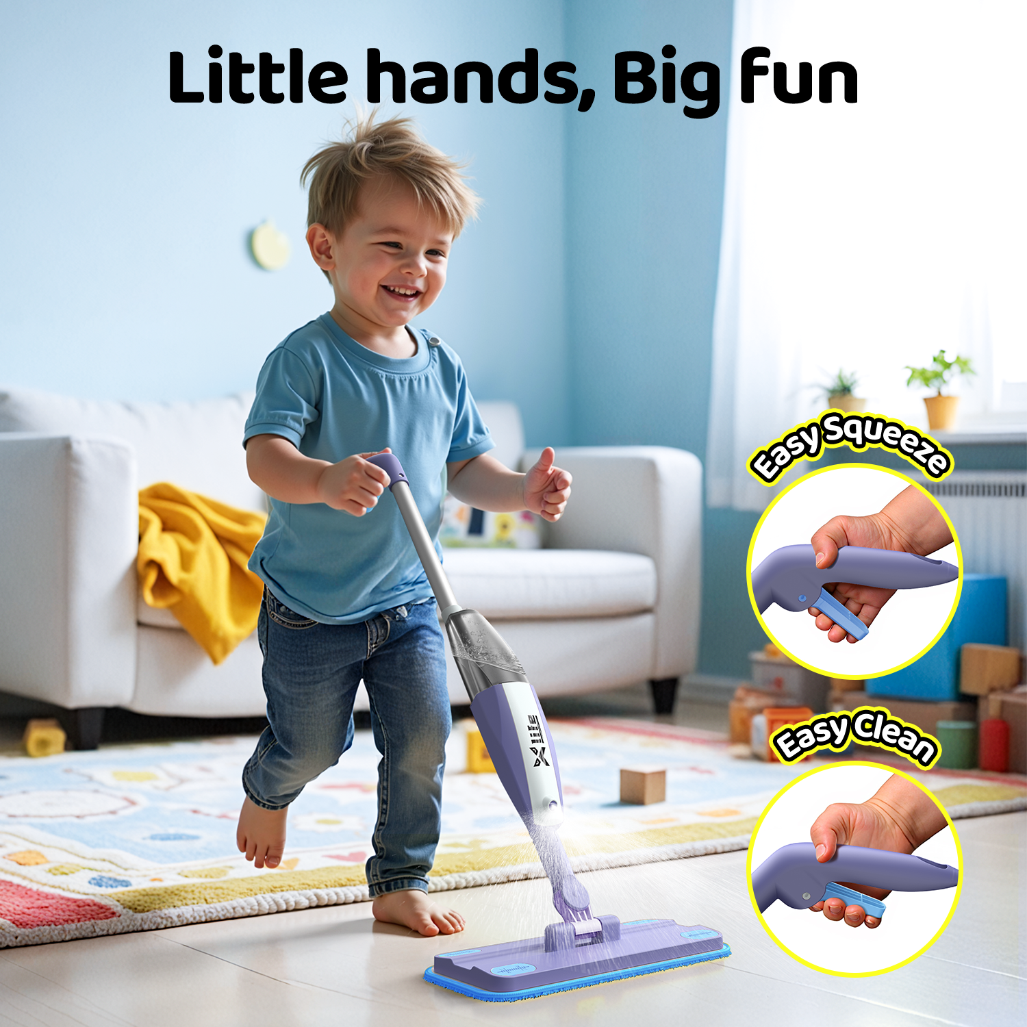 Xlife Toy Spray Mop for Kids