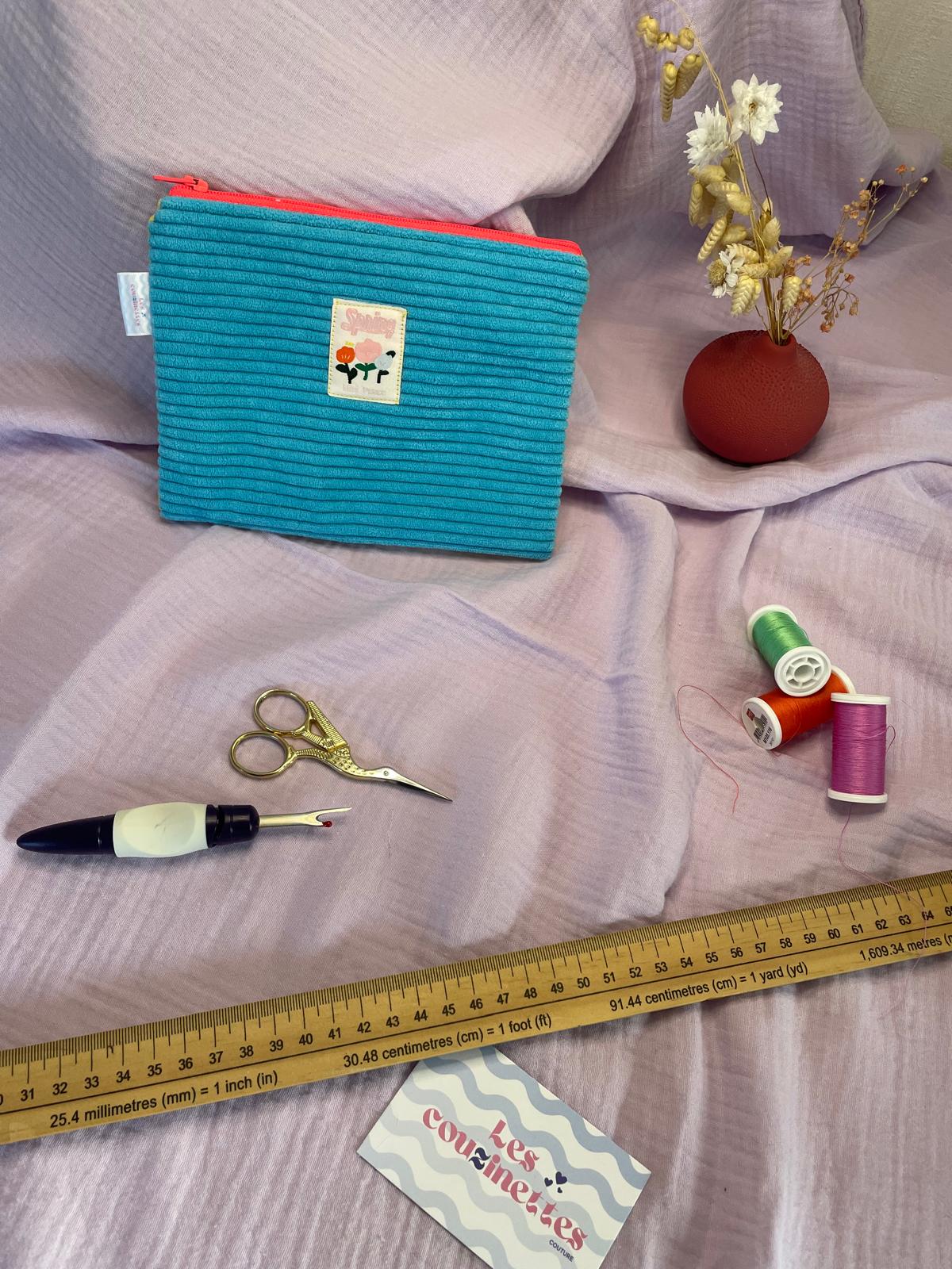 Pochette plate zippée Alma/Azélie
