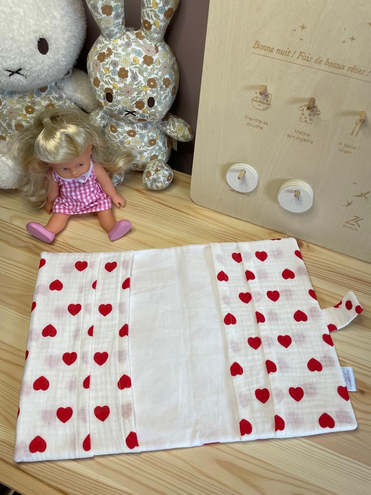 Protège carnet de santé Cœur-Cœur 