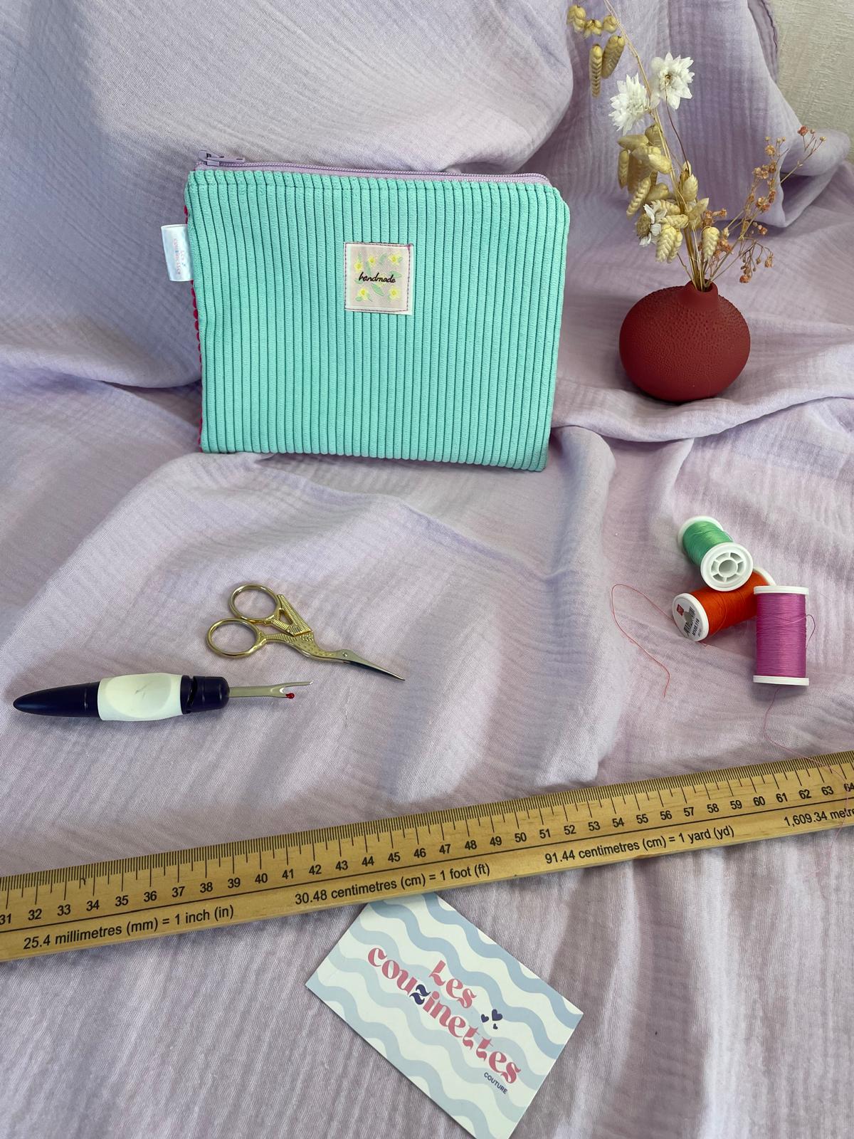 Pochette plate zippée Maé/Lina
