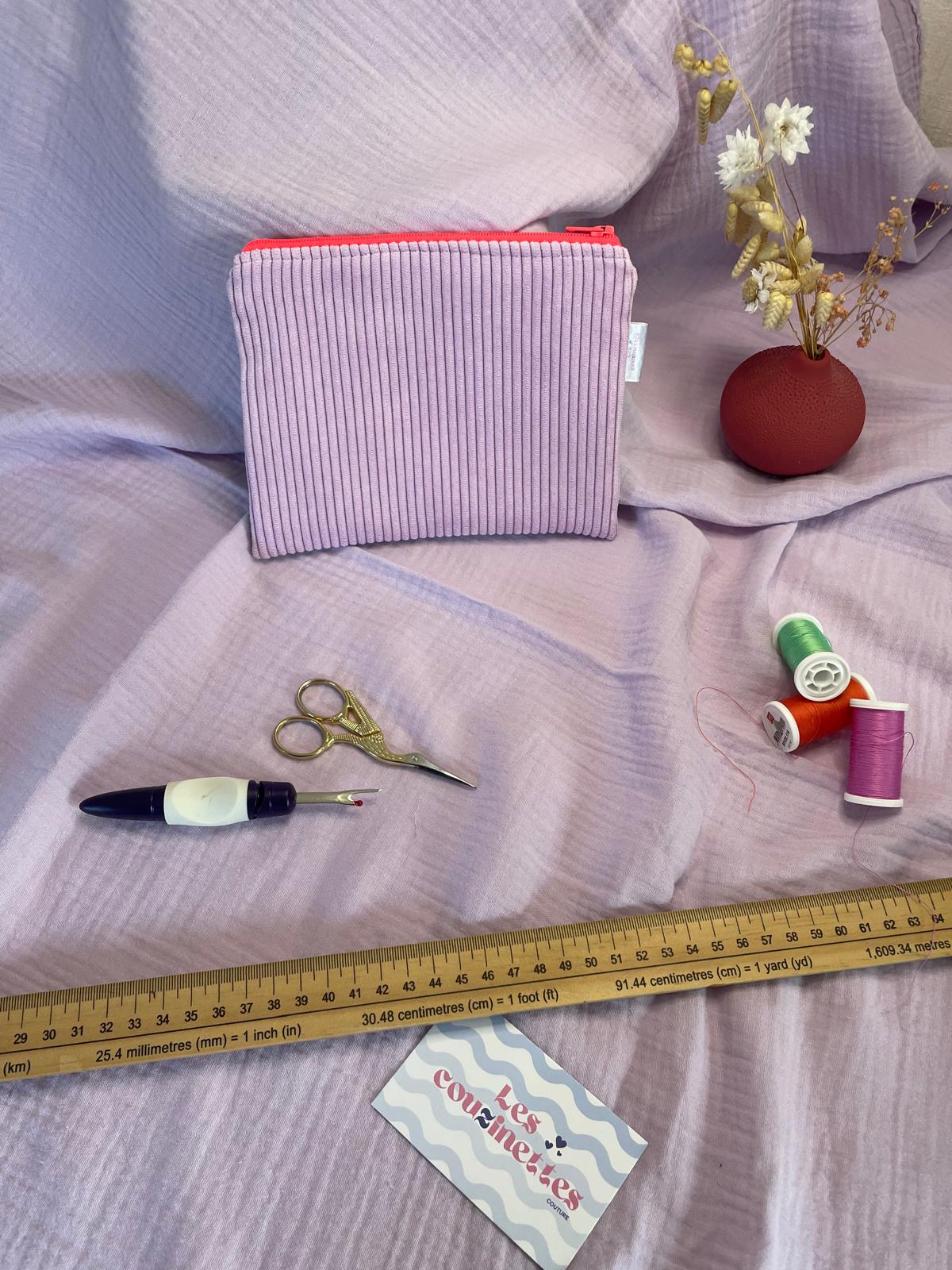 Pochette plate zippée Maé/Noélie