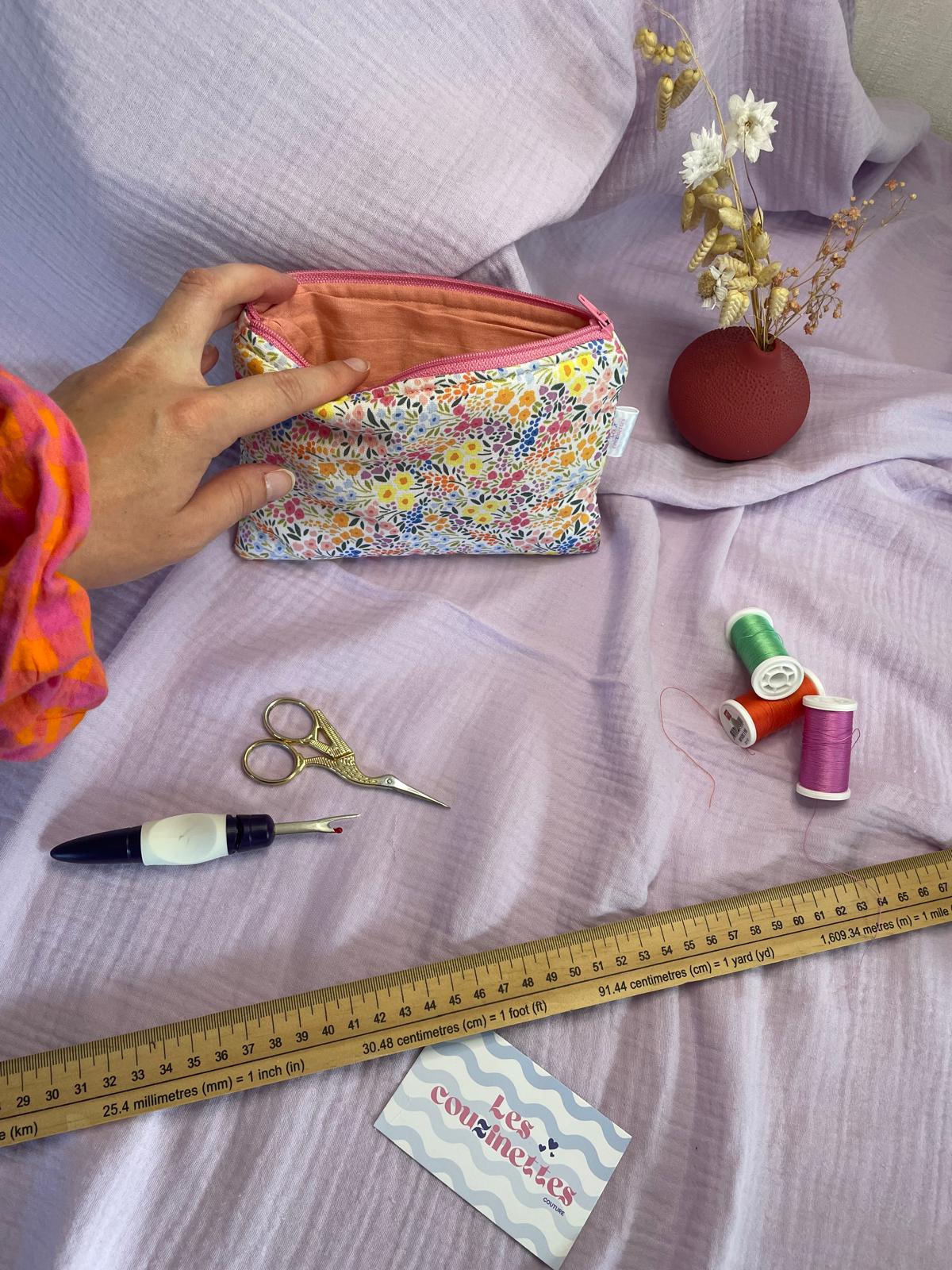 Pochette plate zippée Elya