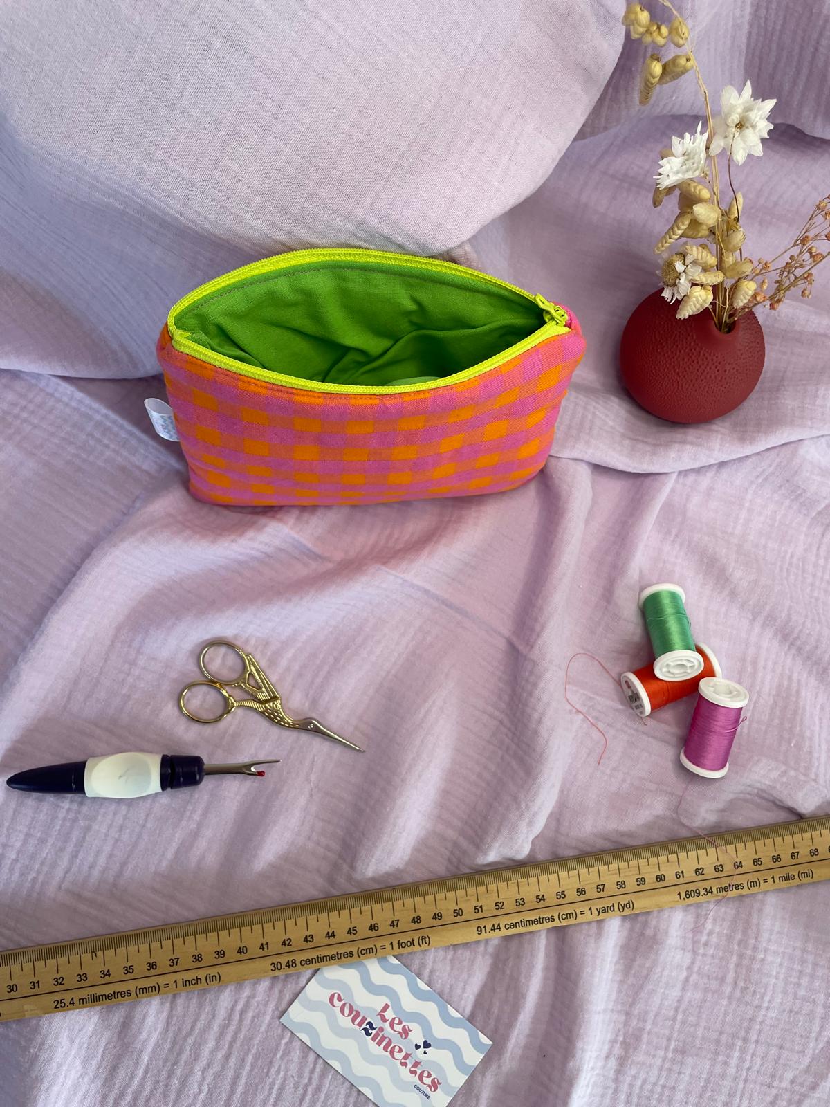 Pochette plate zippée Maëva