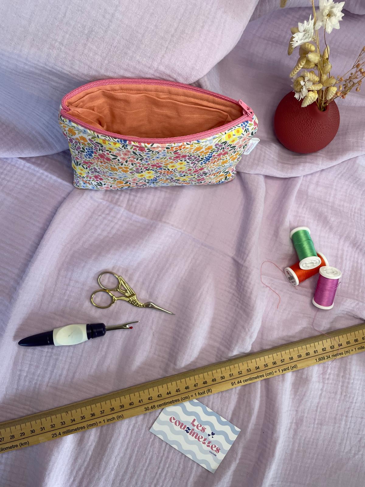 Pochette plate zippée Elya