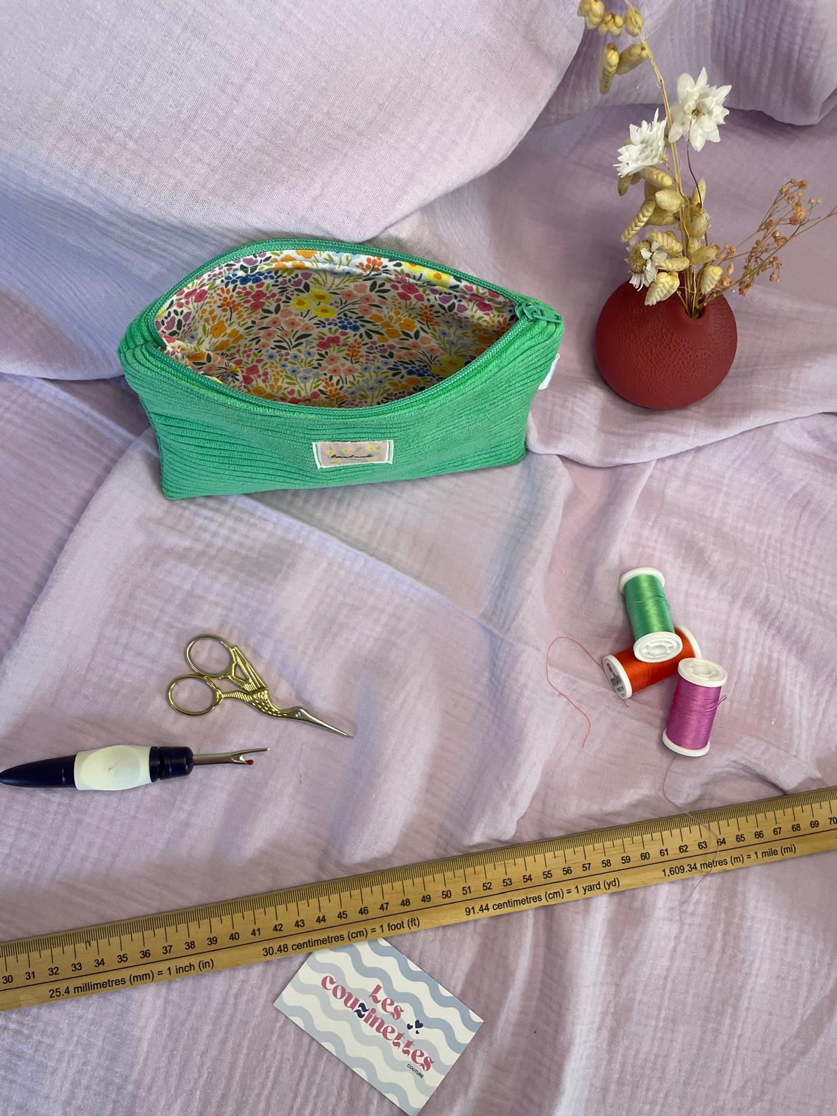 Pochette plate zippée Éden 