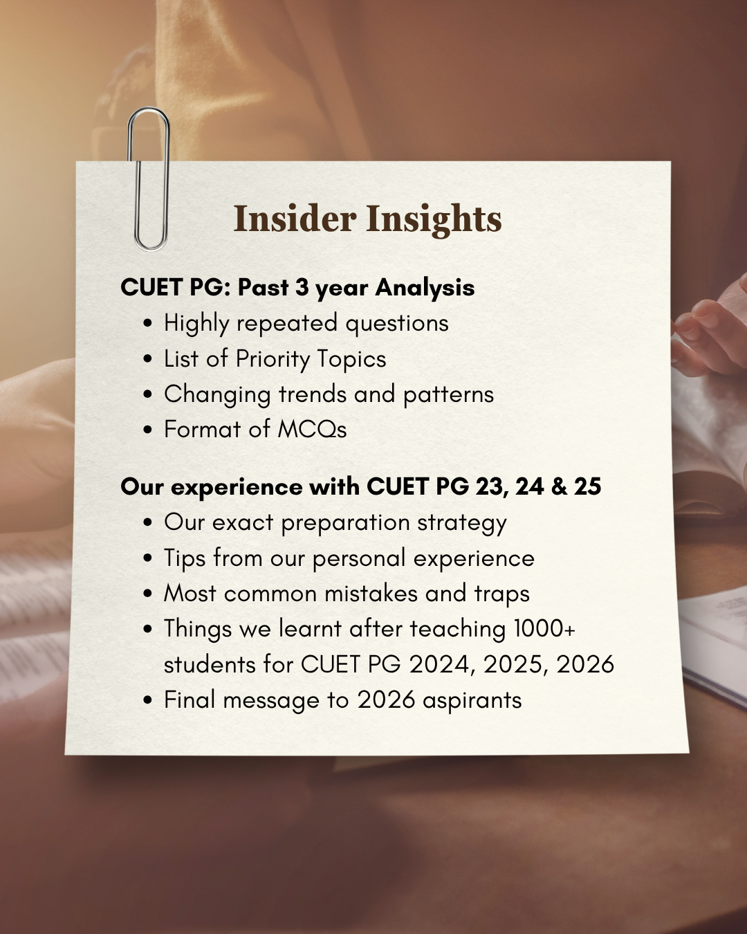 CUET PG 2026 (Psychology) Webinar