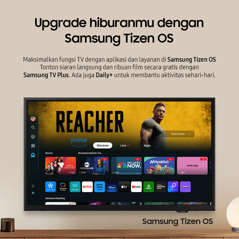 SAMSUNG Smart TV 32 Inch HD UA32HE50EFKLXD | Hyper Real Engine | Dolby Audio | Slim Design