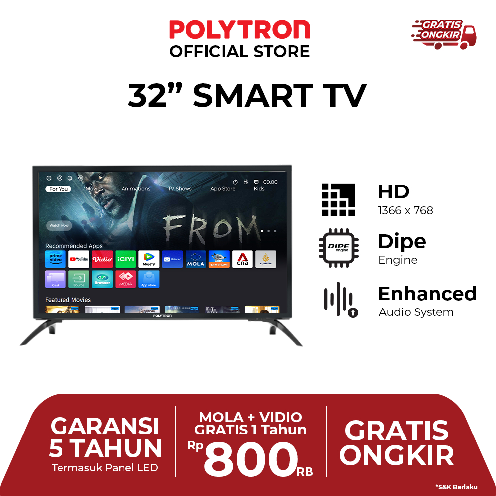 POLYTRON Smart TV 32 Inch 32CV1869 & 32CV1829