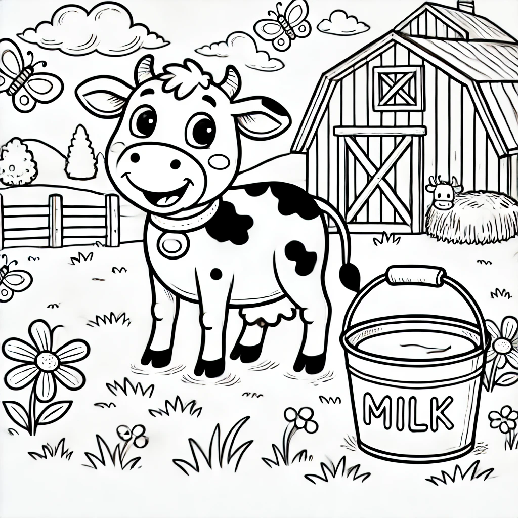 Color Me Farmy - Coloring Book