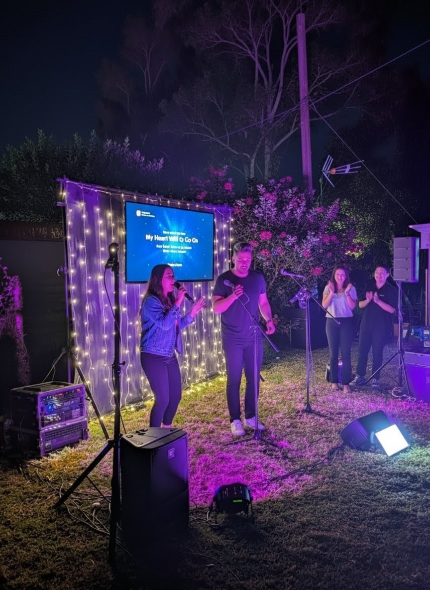 Equipo de karaoke profesional