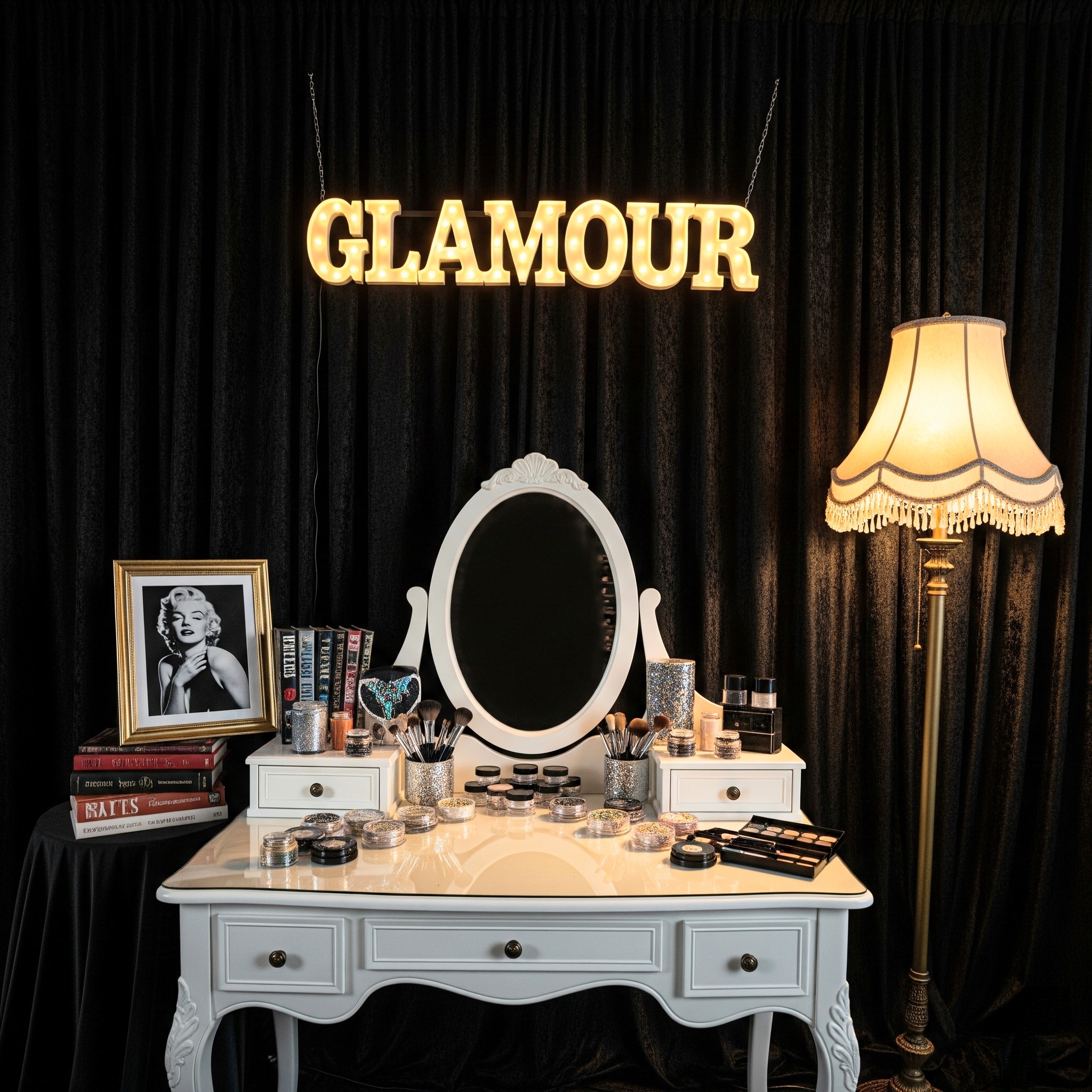 GLITTER BAR Tocador vintage 