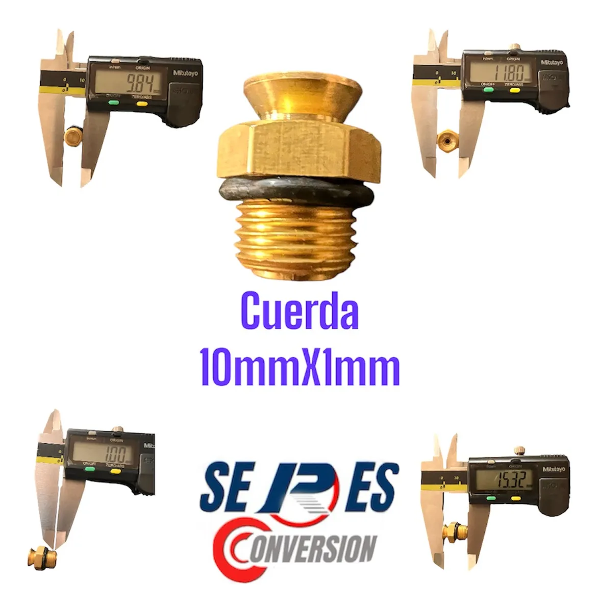 Válvula Inflado Flecha Neumática Tipo Sombrero 10, 12, 14,16mm X 1mm