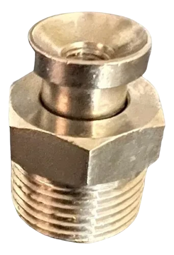 Válvula De Inflado Para Flecha 1/8 Tipo Sombrero Npt Inox