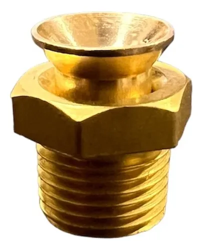 Válvula De Inflado 1/8 Tipo Sombrero Cuerda Npt Bronce