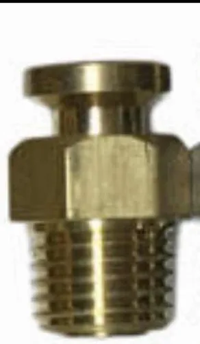 Válvula De Inflado 1/8 Npt Tipo Sombrero Cobre