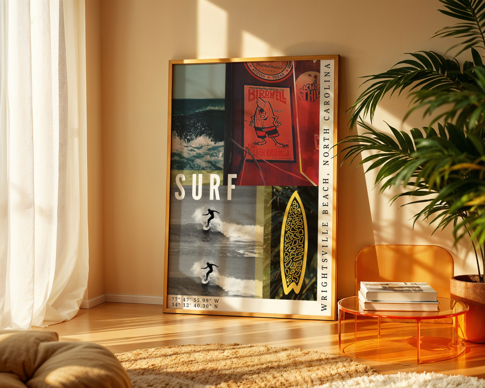 SURF Wrightsville Beach Print