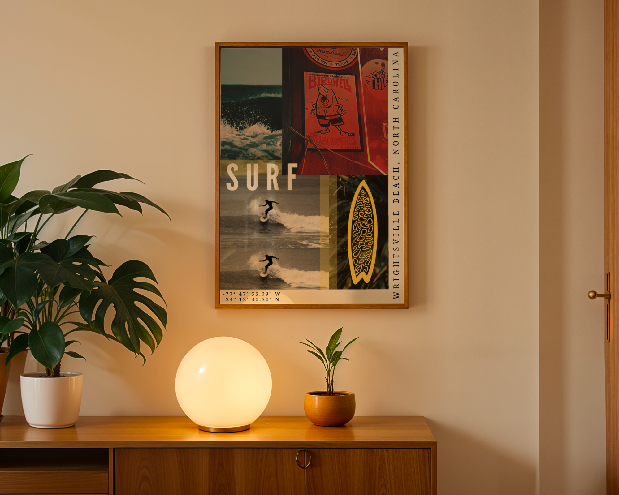 SURF Wrightsville Beach Print