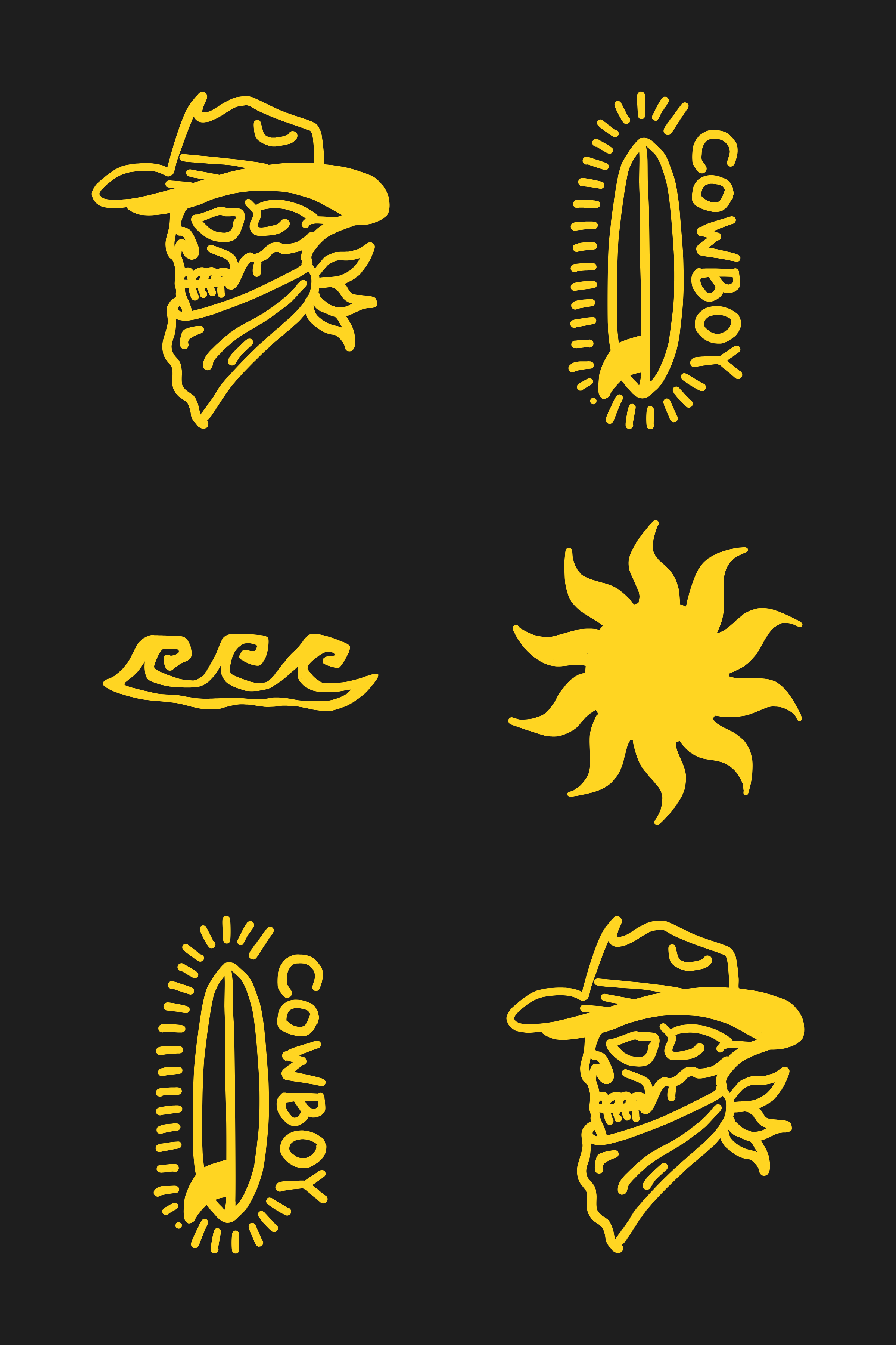 Saltwater Cowboy 2 Coastal Style Print