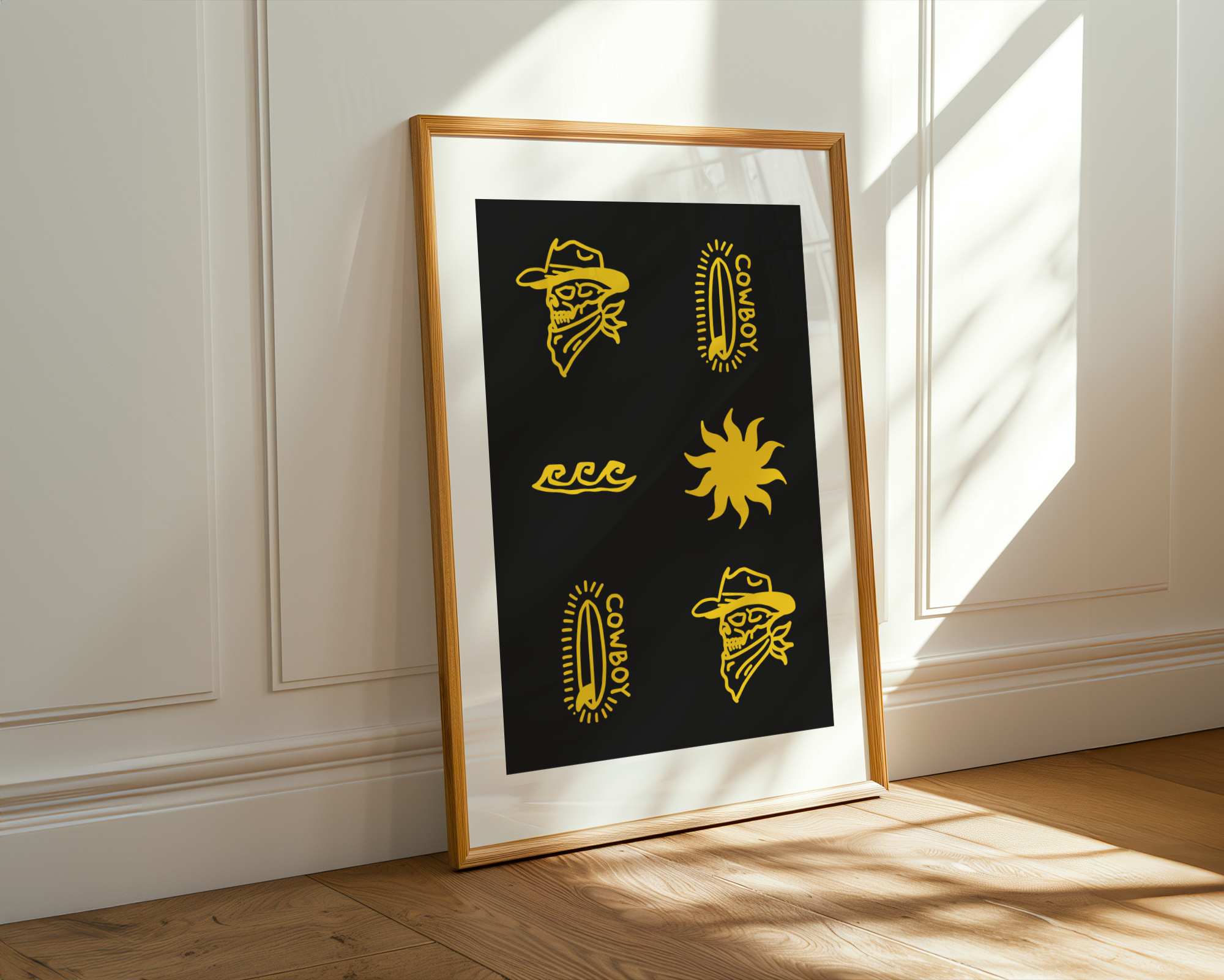 Saltwater Cowboy 2 Coastal Style Print