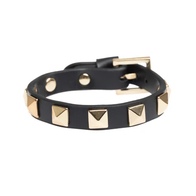 Leather Stud Bracelet