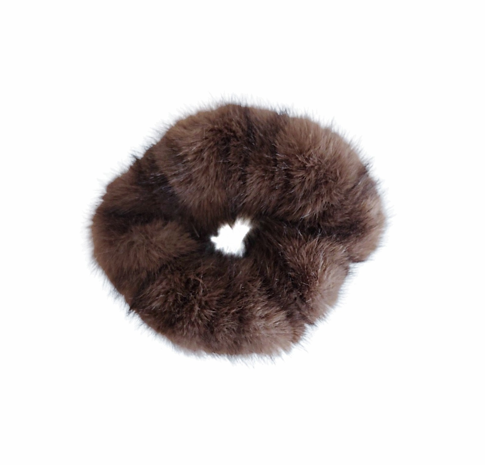 Hår strikk scrunchies exclusive fuskepels