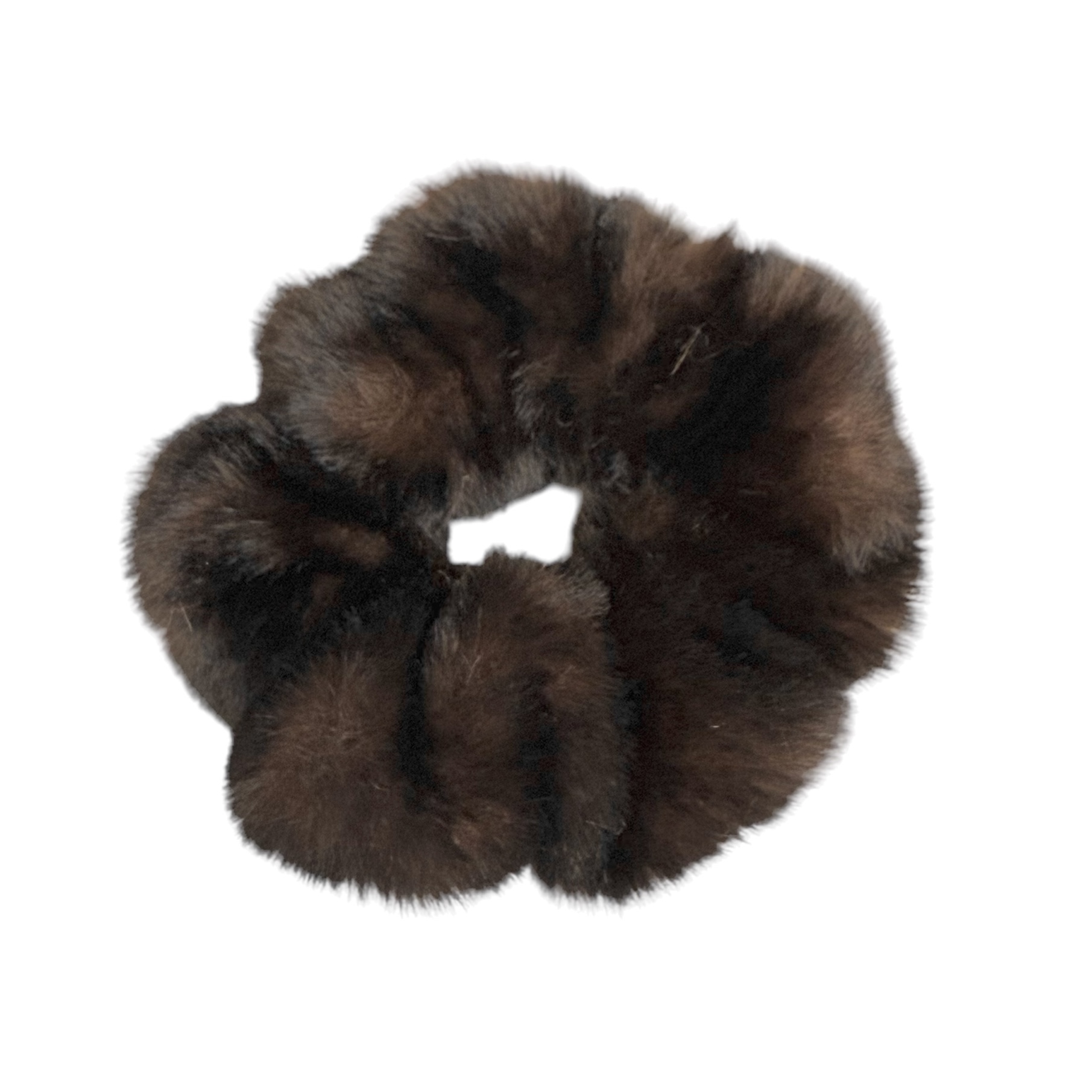Hår strikk scrunchies exclusive fuskepels