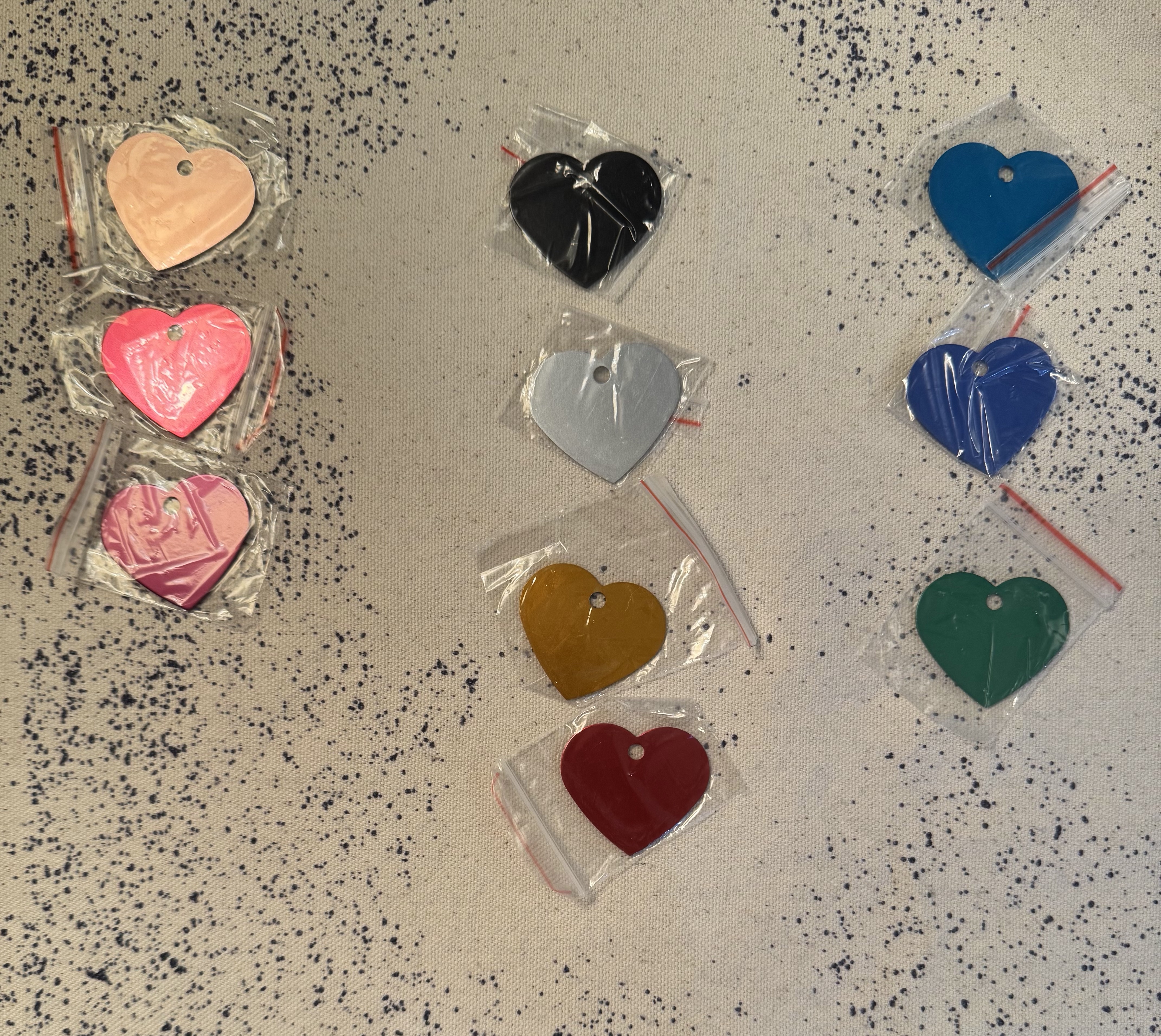 Custom Engraved Pet ID Tags for Dogs and Cats (large heart)