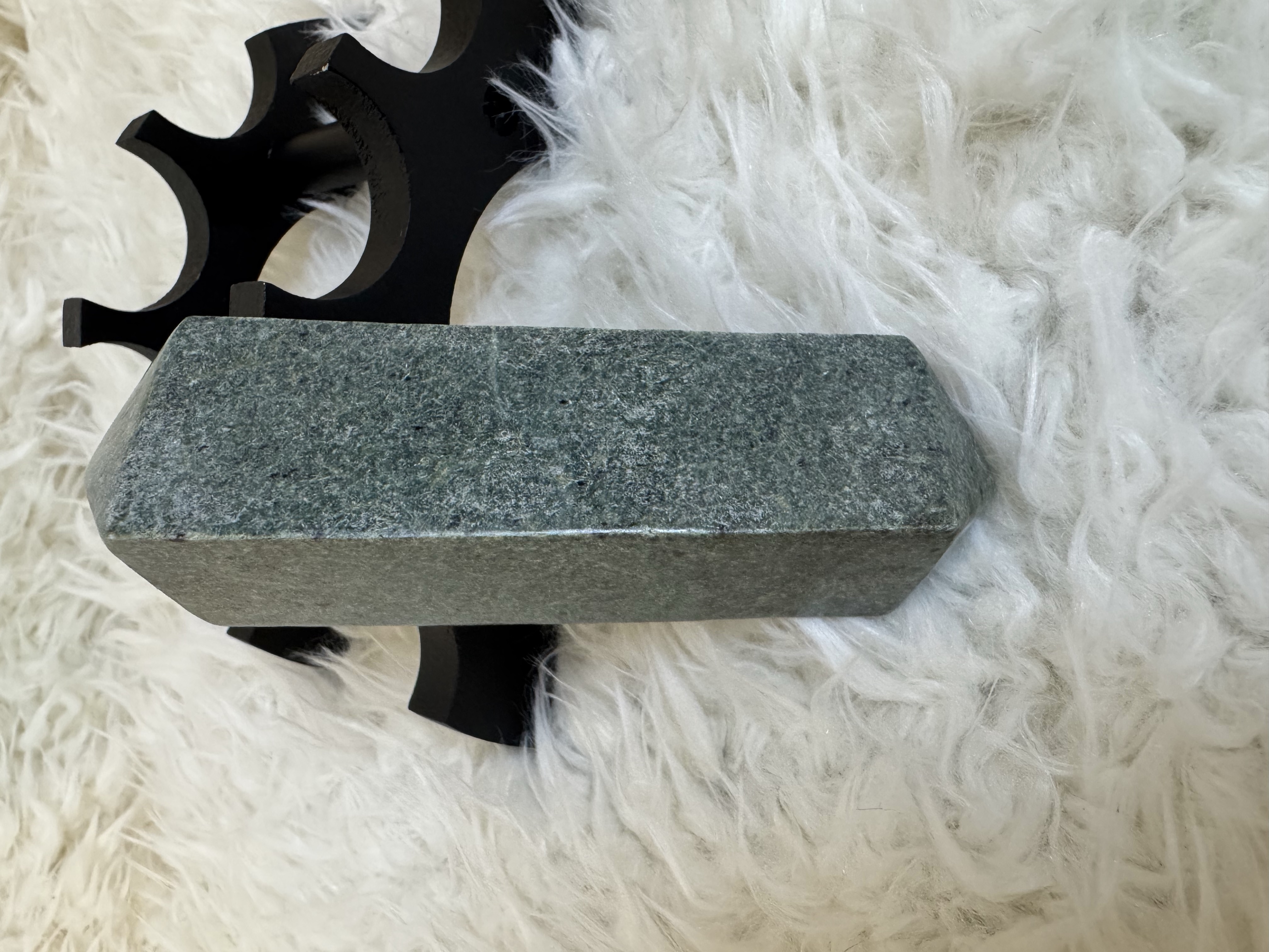 Double Terminated Green Actinolite Psychic Protection Wand 