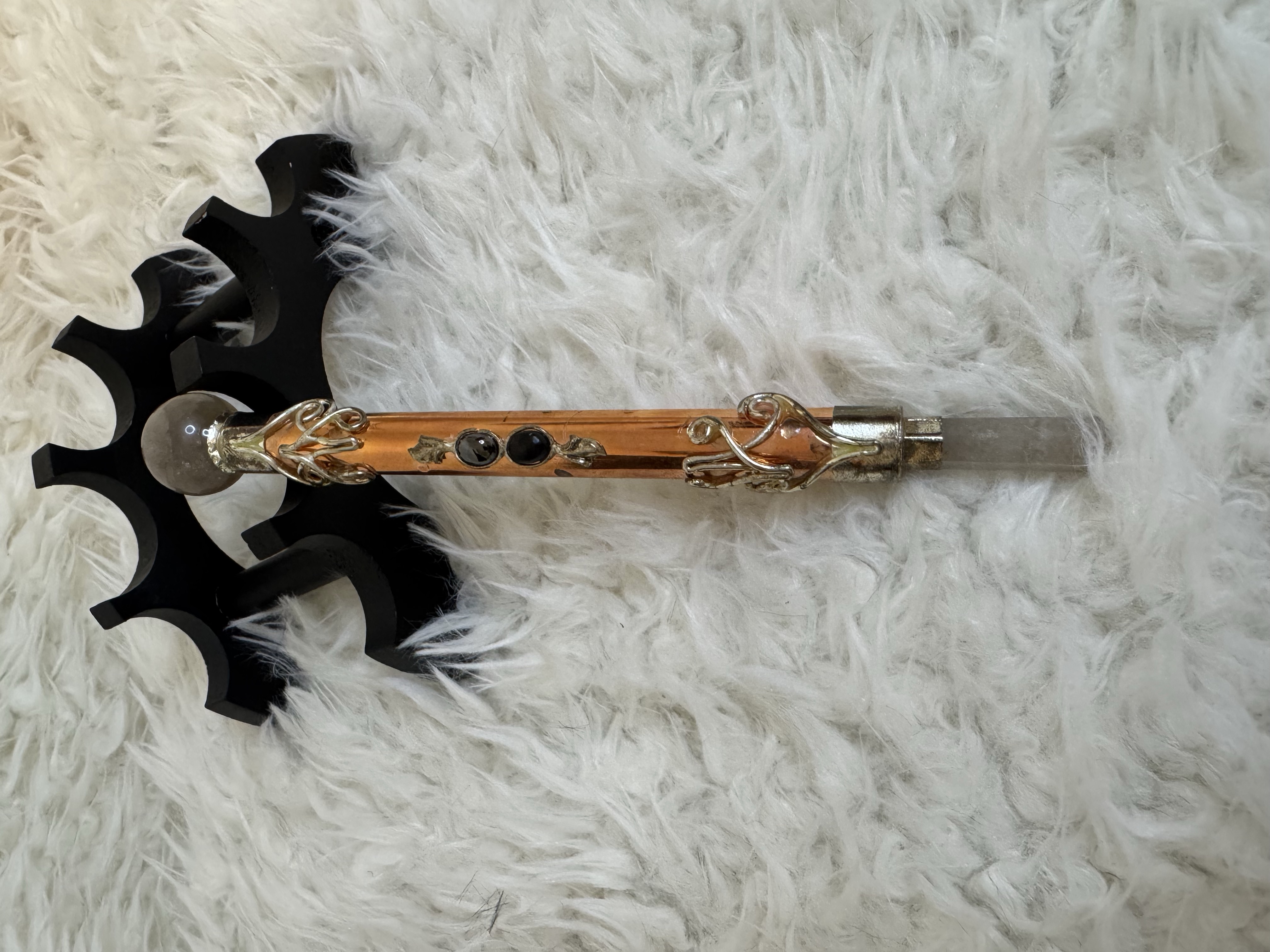 Copper and .925 Sterling Silver Wand 7.5 inches 