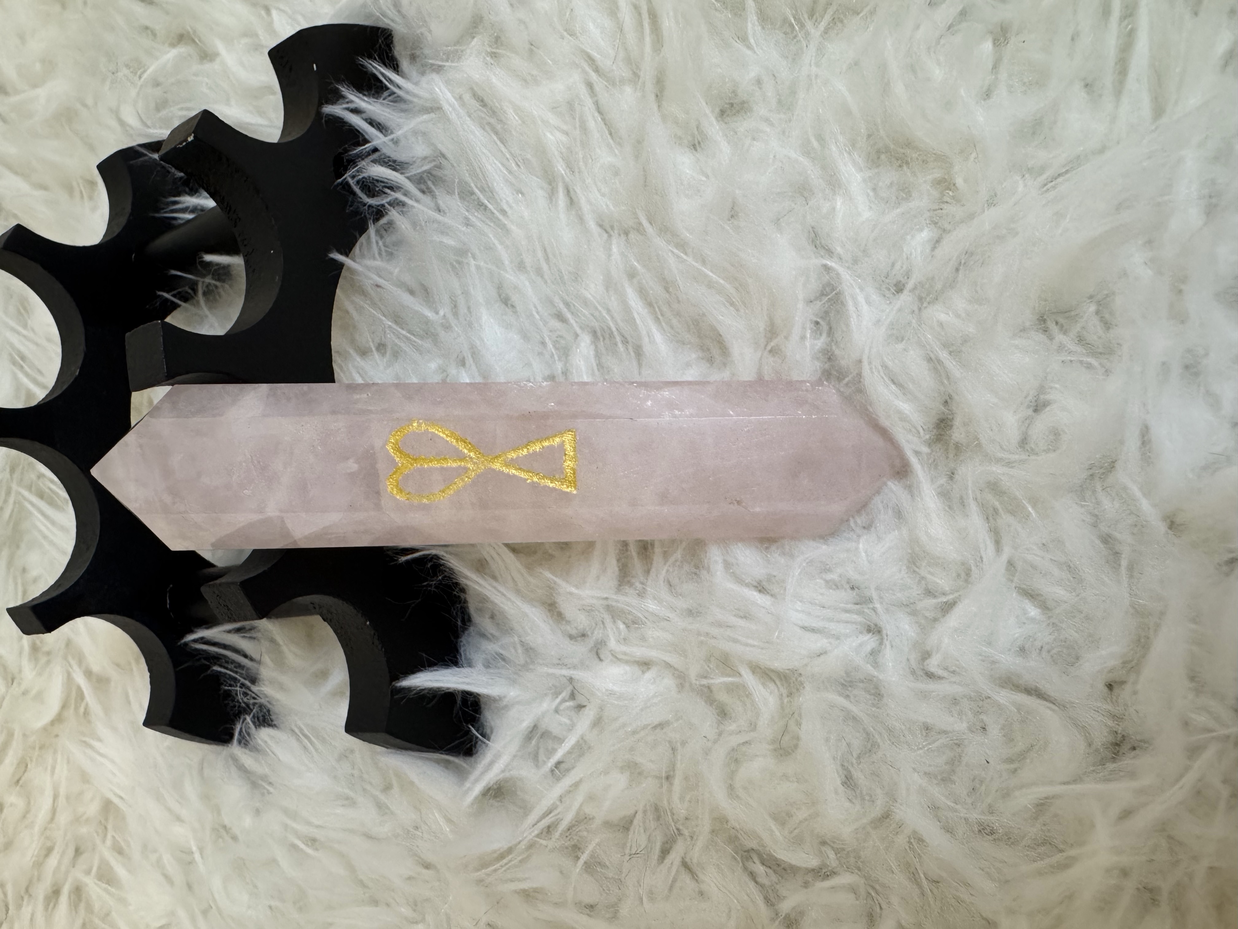 Rose Quartz Wand 4.86 inches 