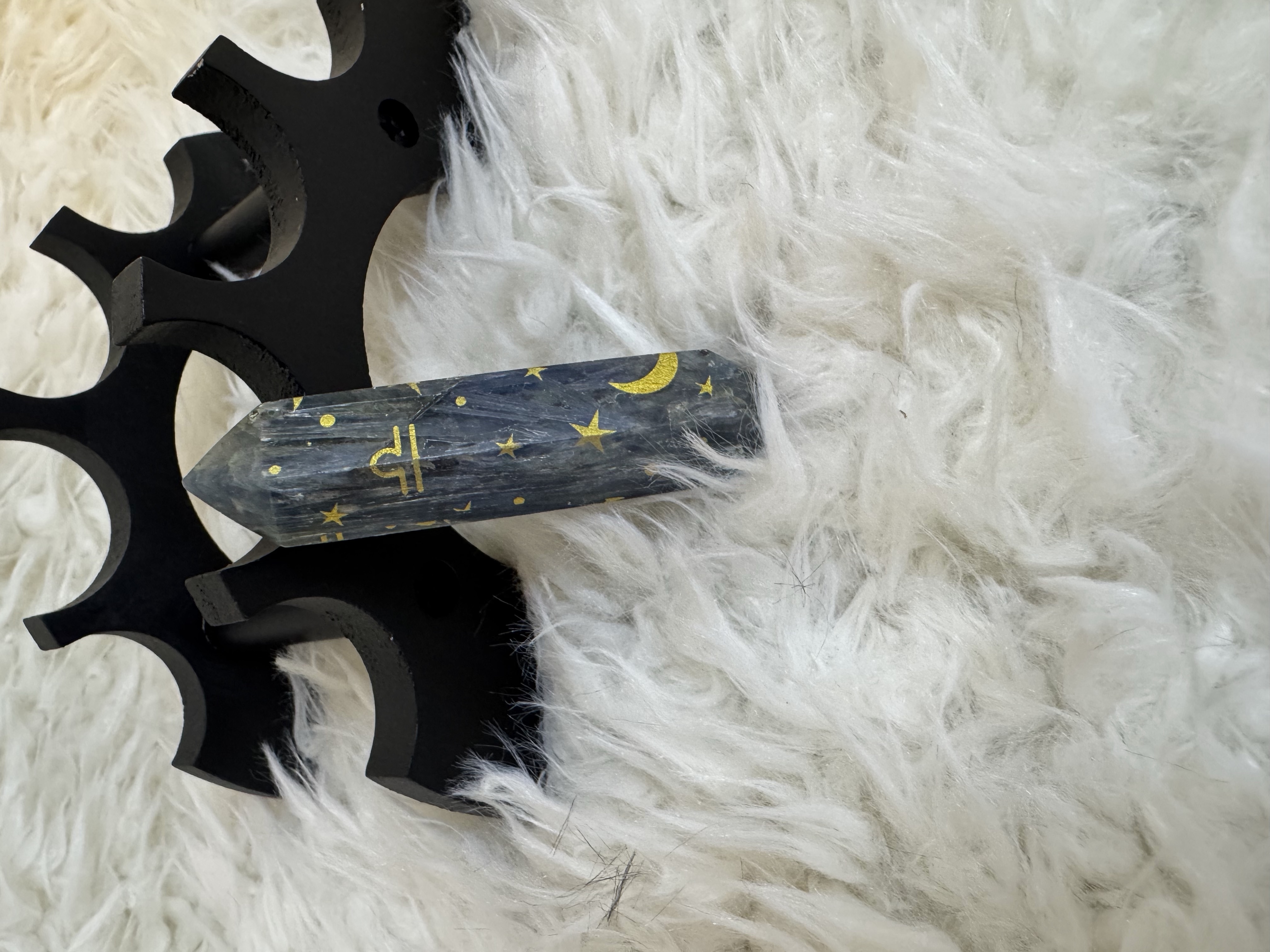 Blue Kyanite Libra Wand 3.16 inches
