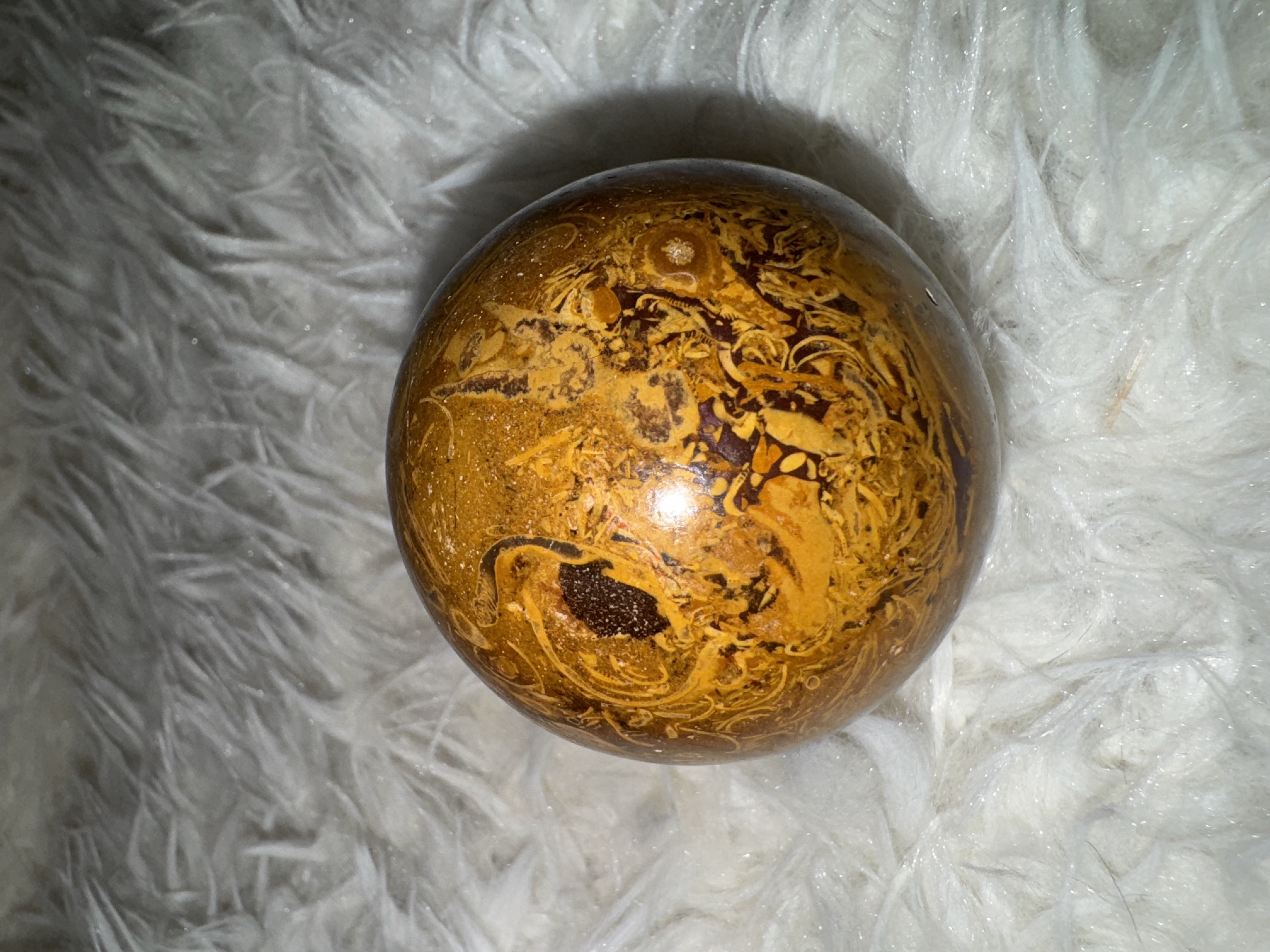 Secret Wisdom Sanskrit Jasper Sphere 1.94 inches 