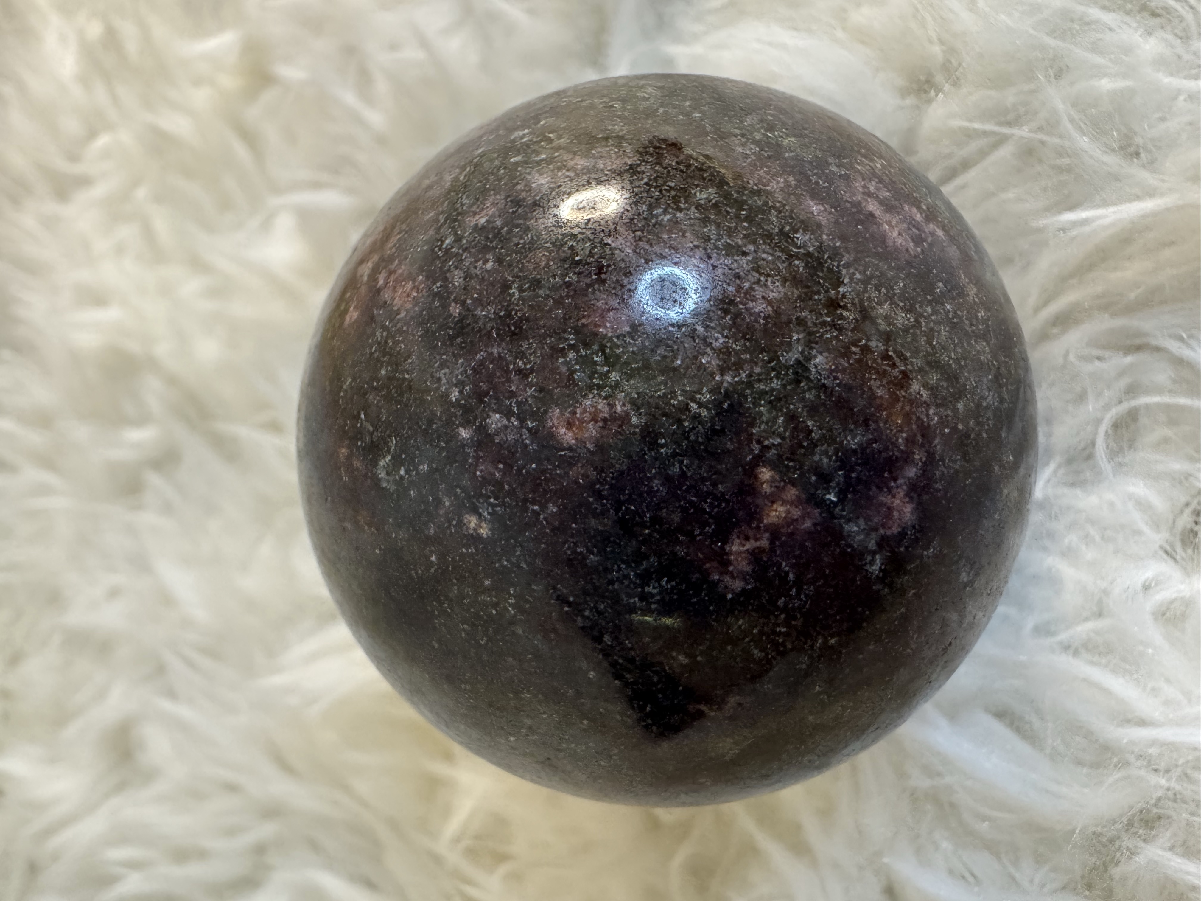 Rhodonite Sphere 2.11 inches