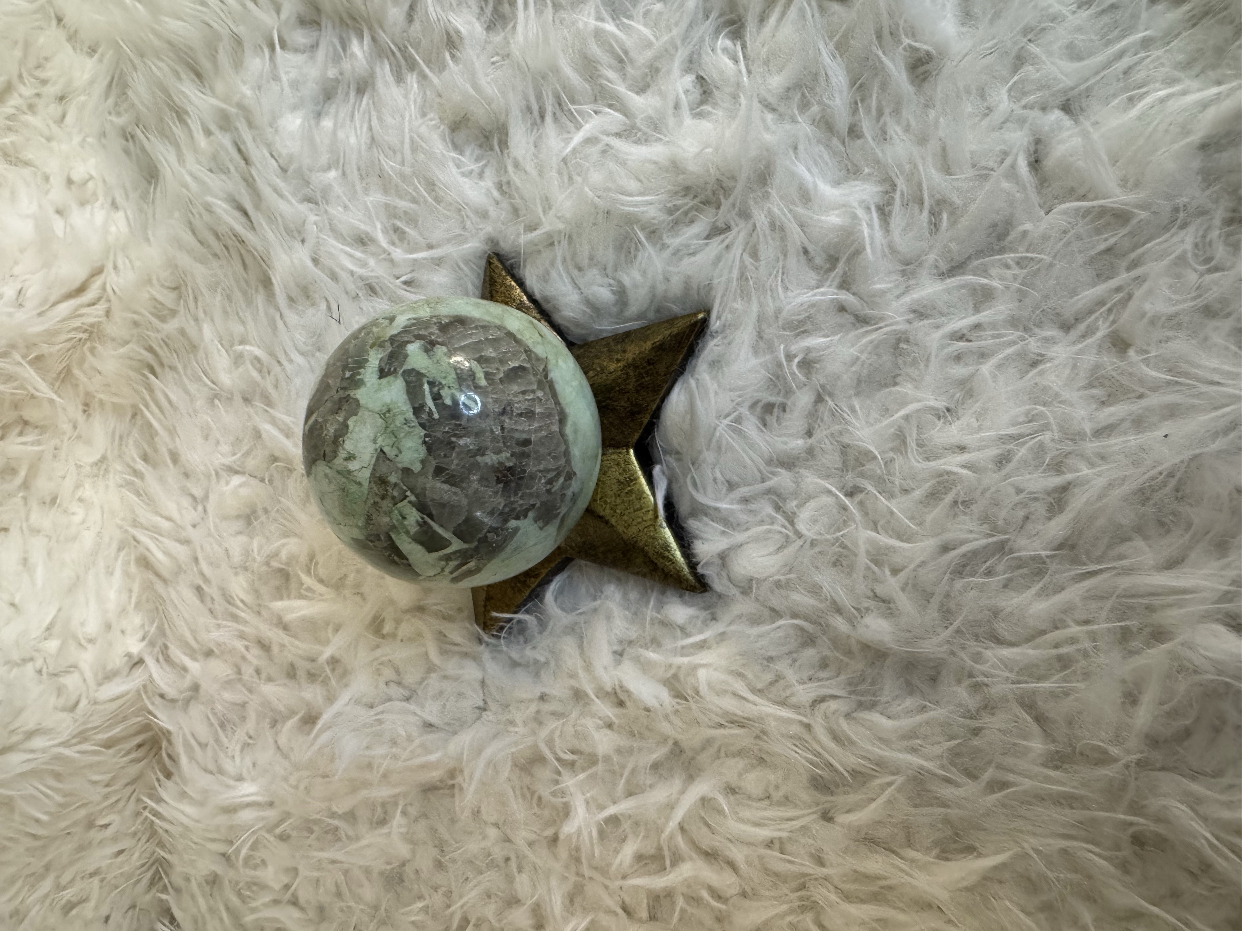 Garnierite Sphere (stand not included) 2.72 inches 