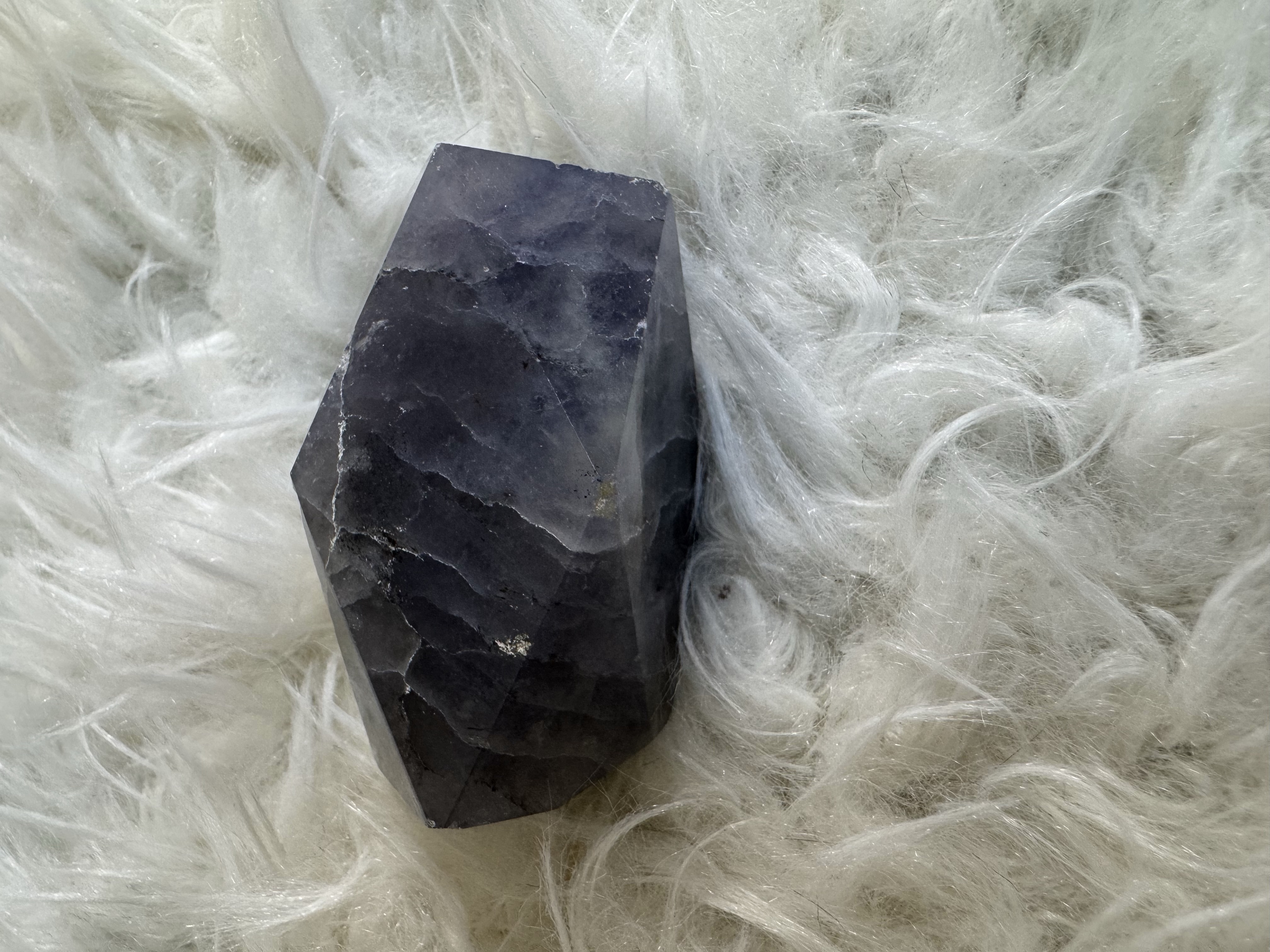 Faceted Channeling Stones - 7 crystals , use for Meditation or Reiki on Third Eye 