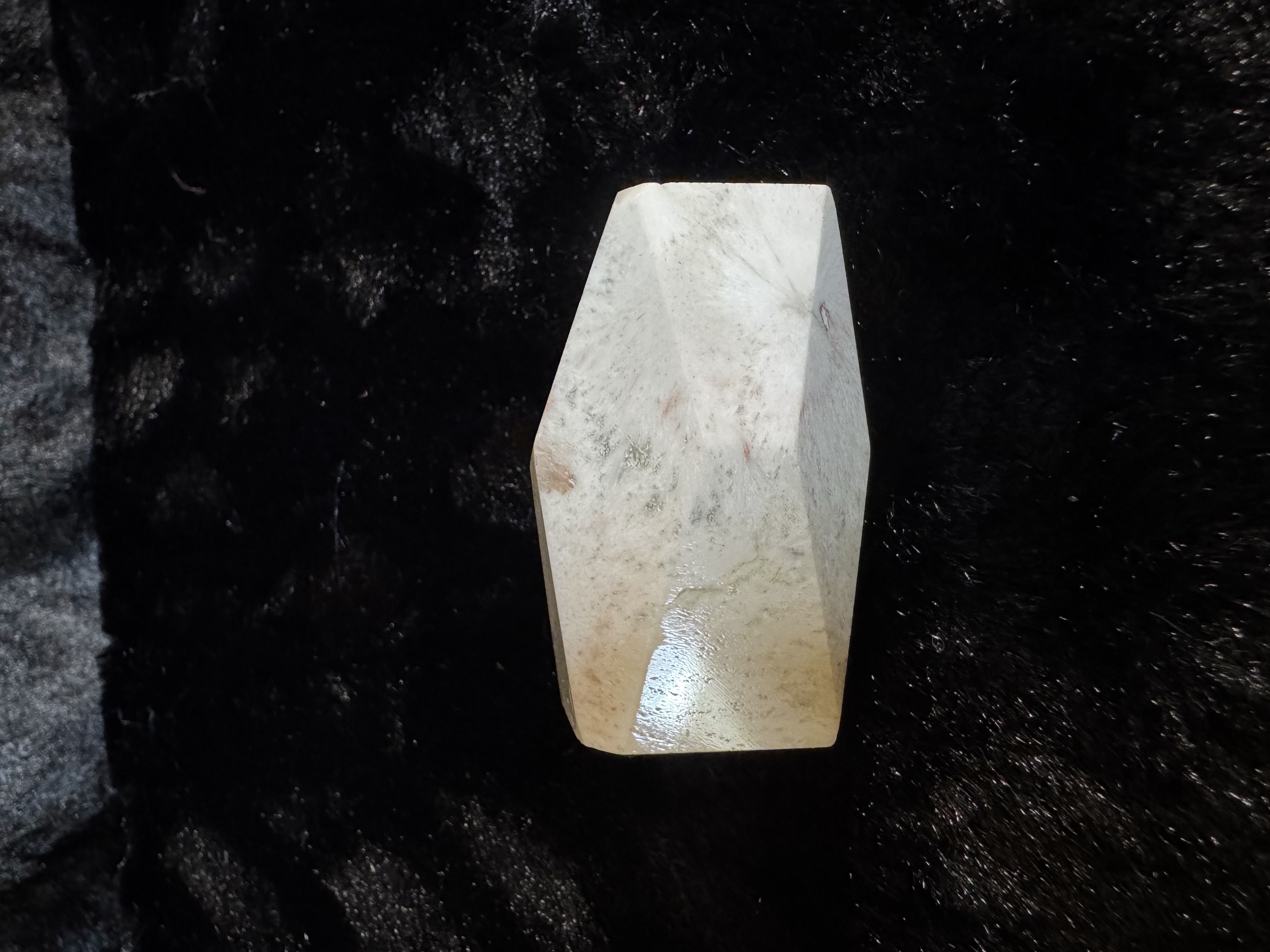 Faceted Channeling Stones - 7 crystals , use for Meditation or Reiki on Third Eye 