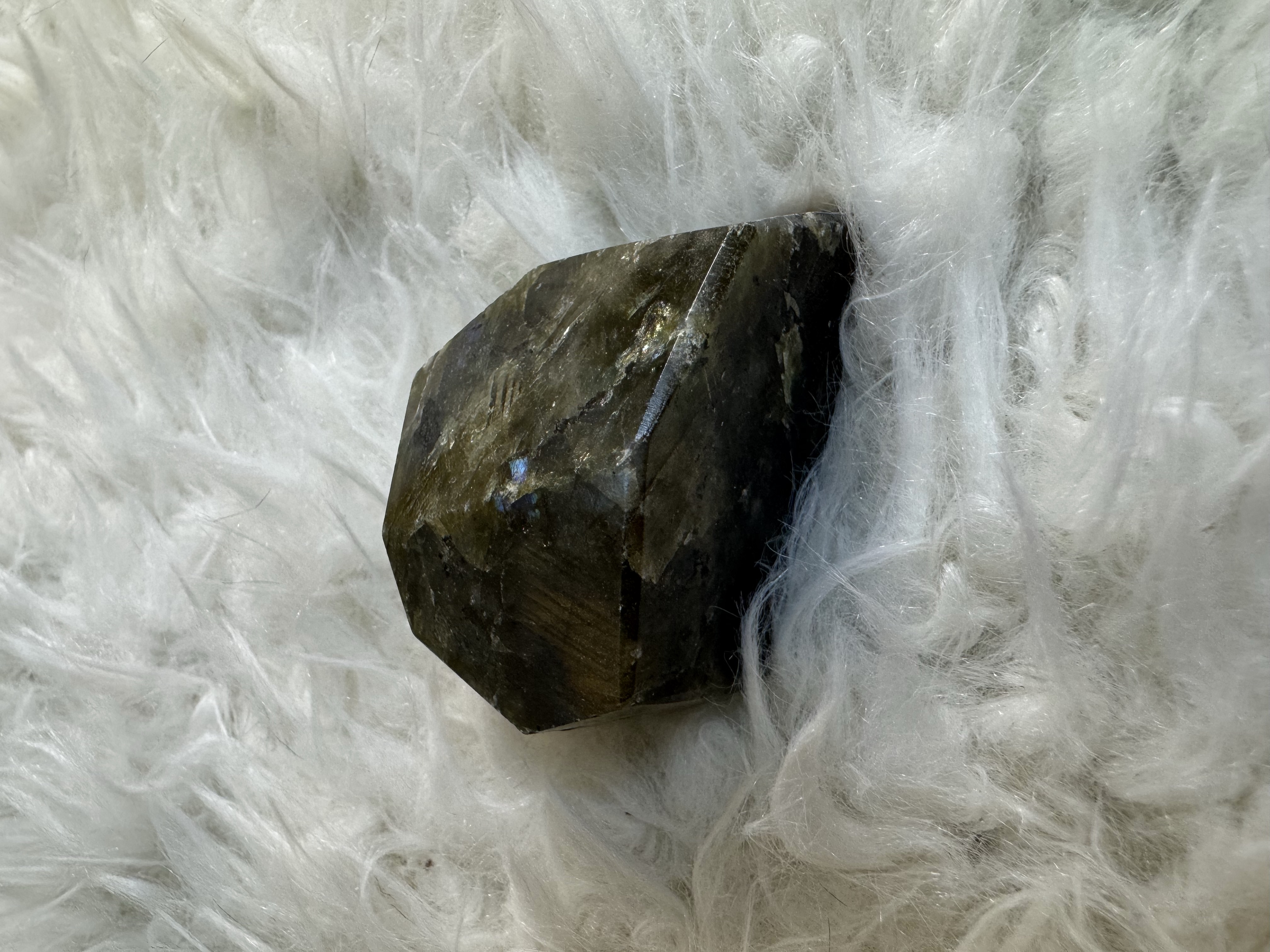 Faceted Channeling Stones - 7 crystals , use for Meditation or Reiki on Third Eye 