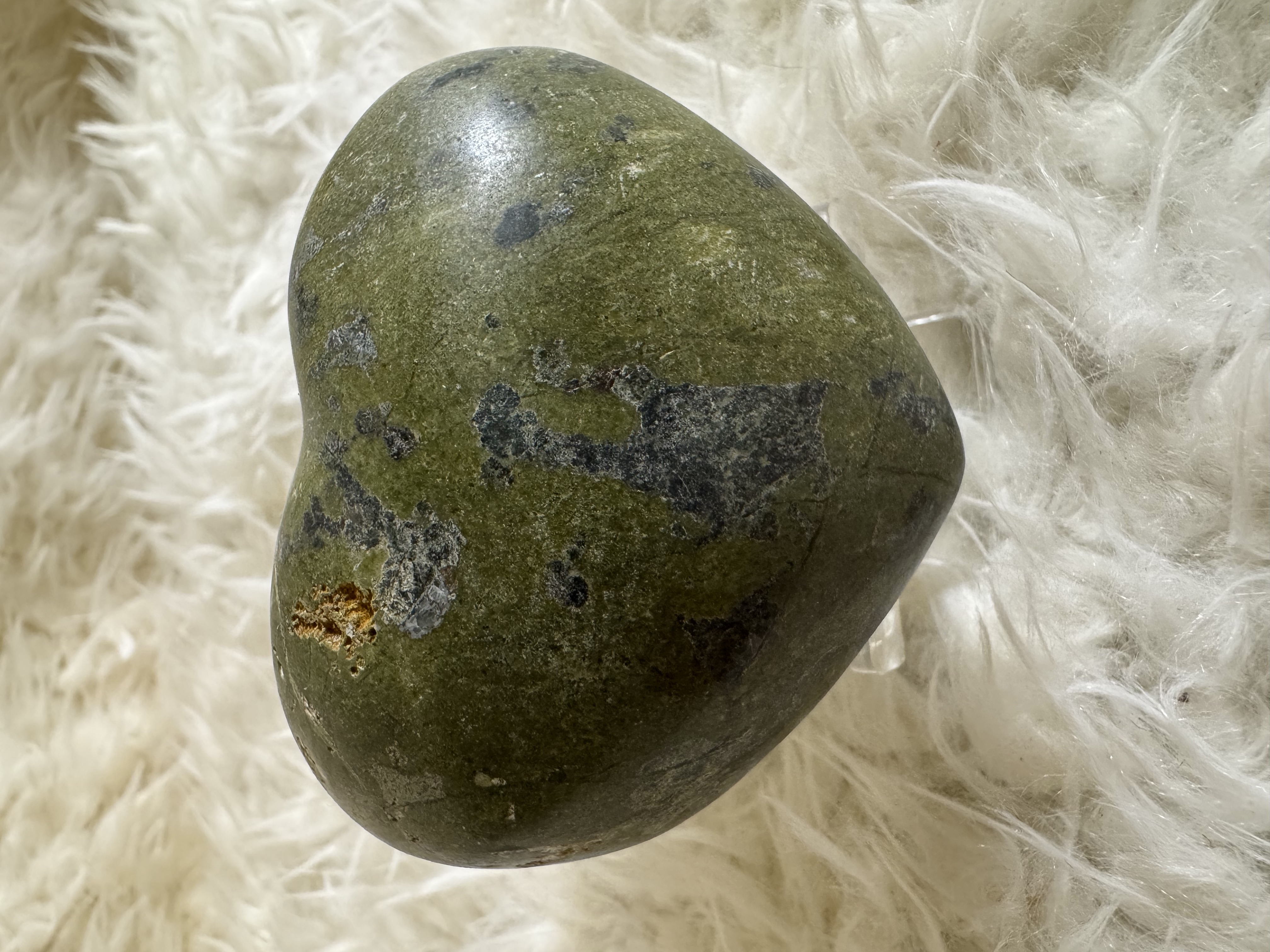 Jadeite Heart Abundant Health and Wealth 