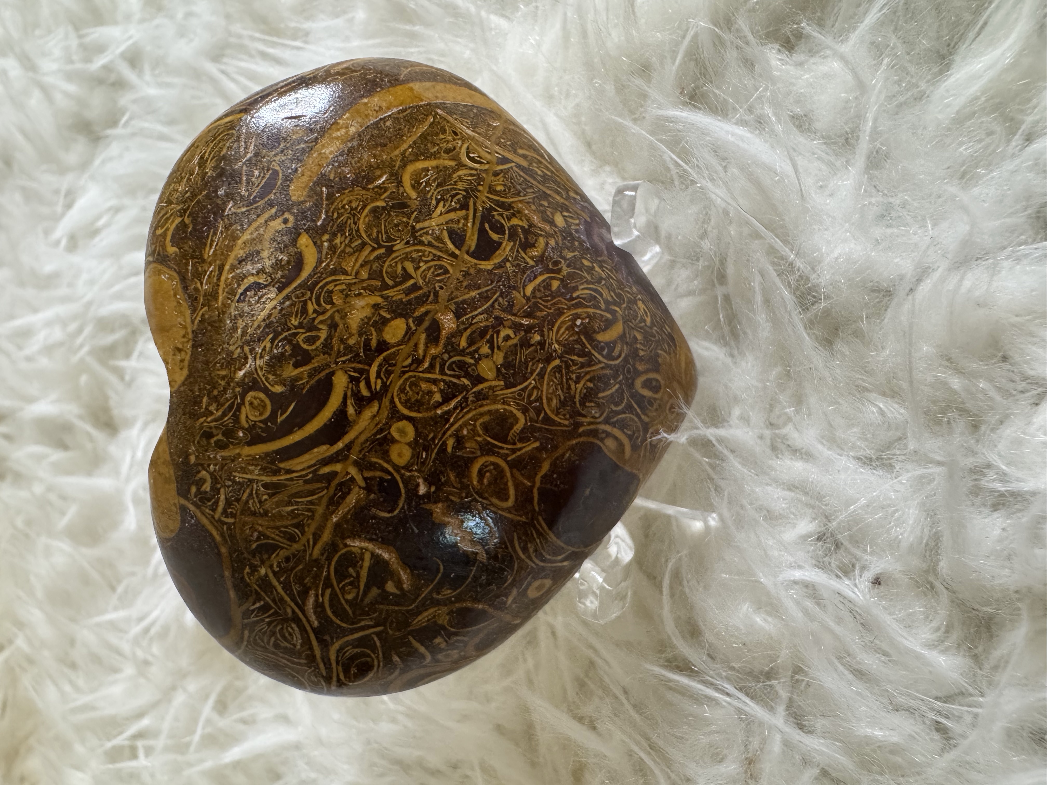 Sanskrit Jasper Heart of Ancient Secrets 