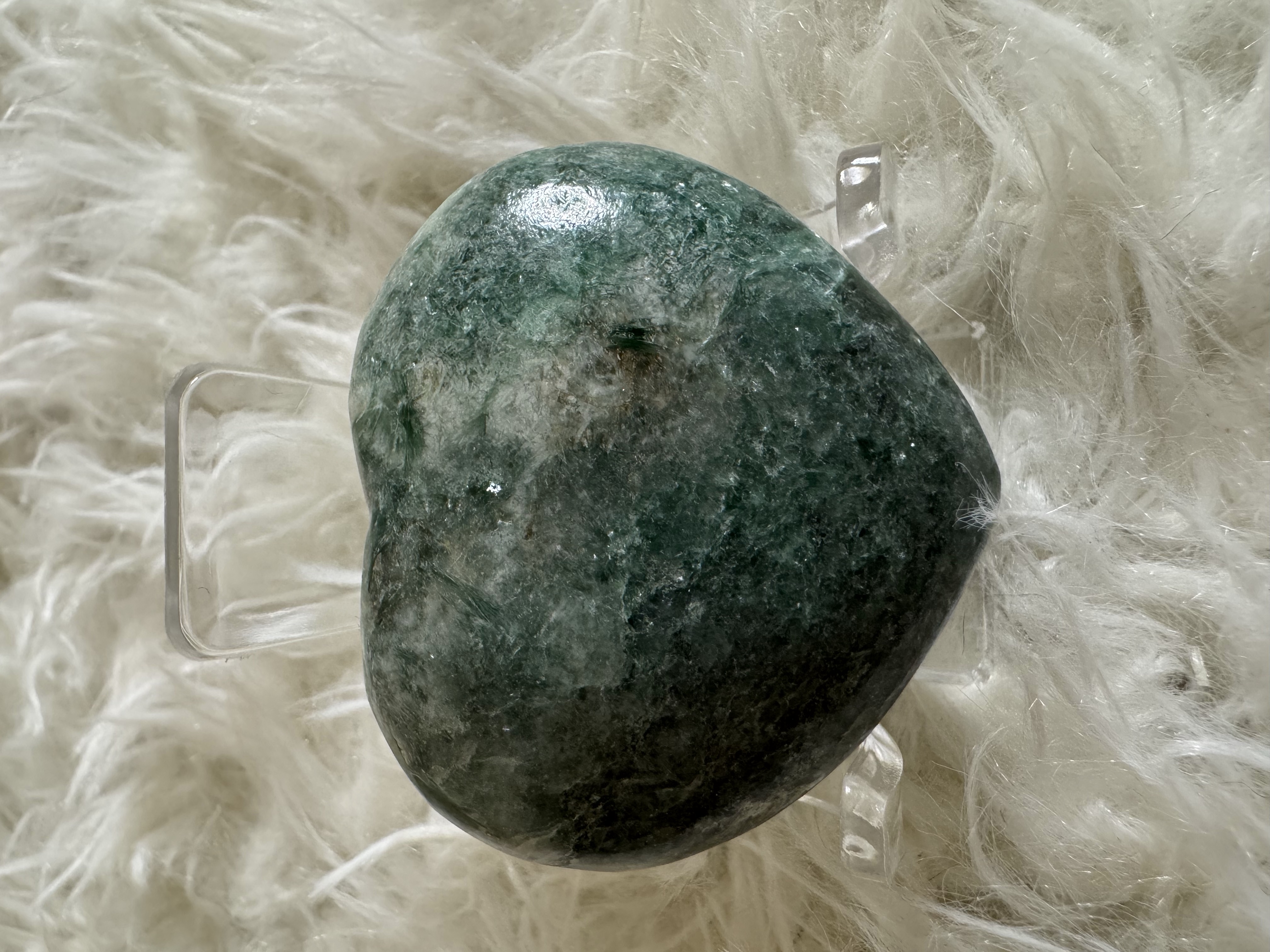 Green Kyanite Healing Heart