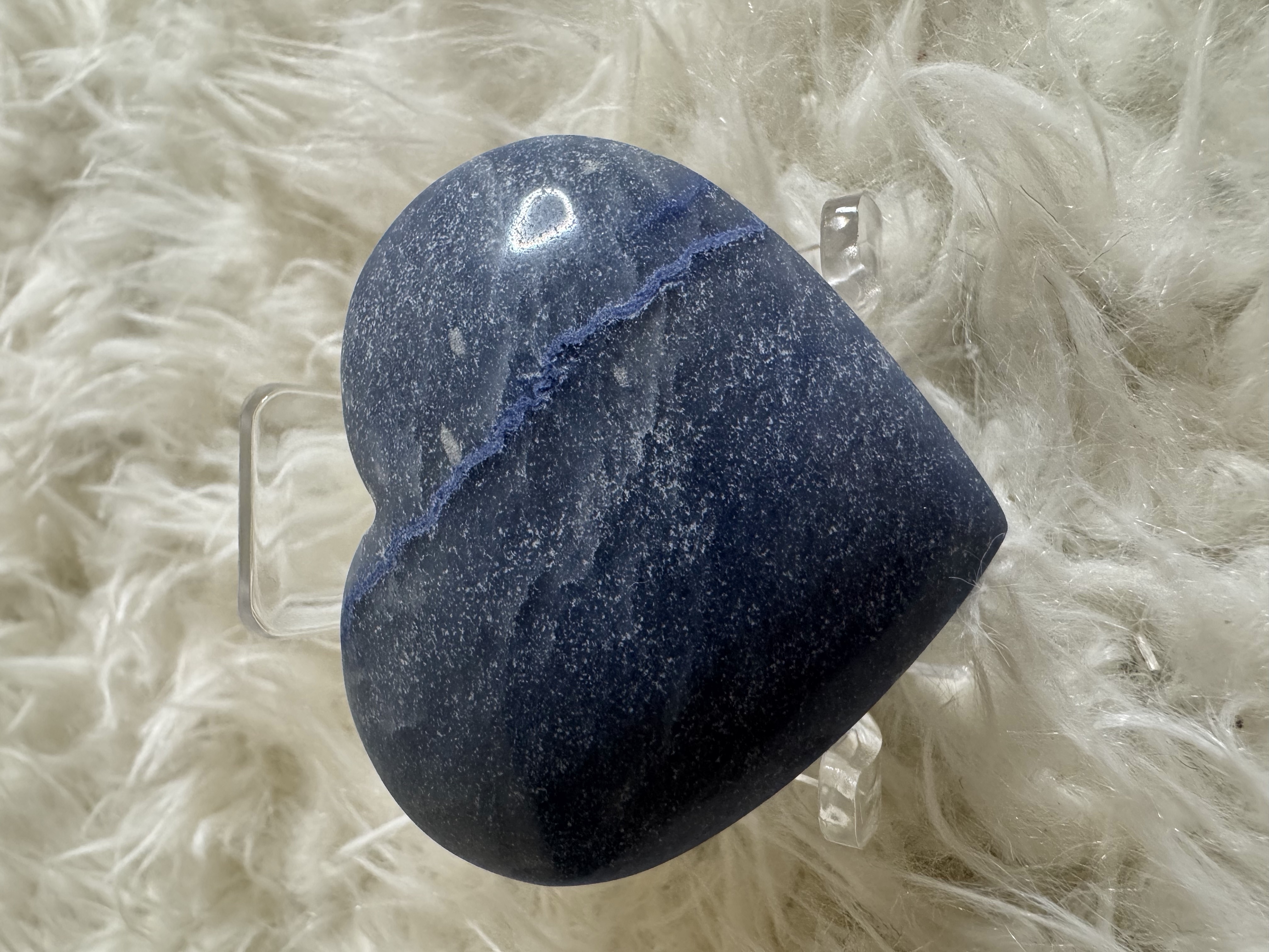 Dumortierite Heart of Expanded Vision 