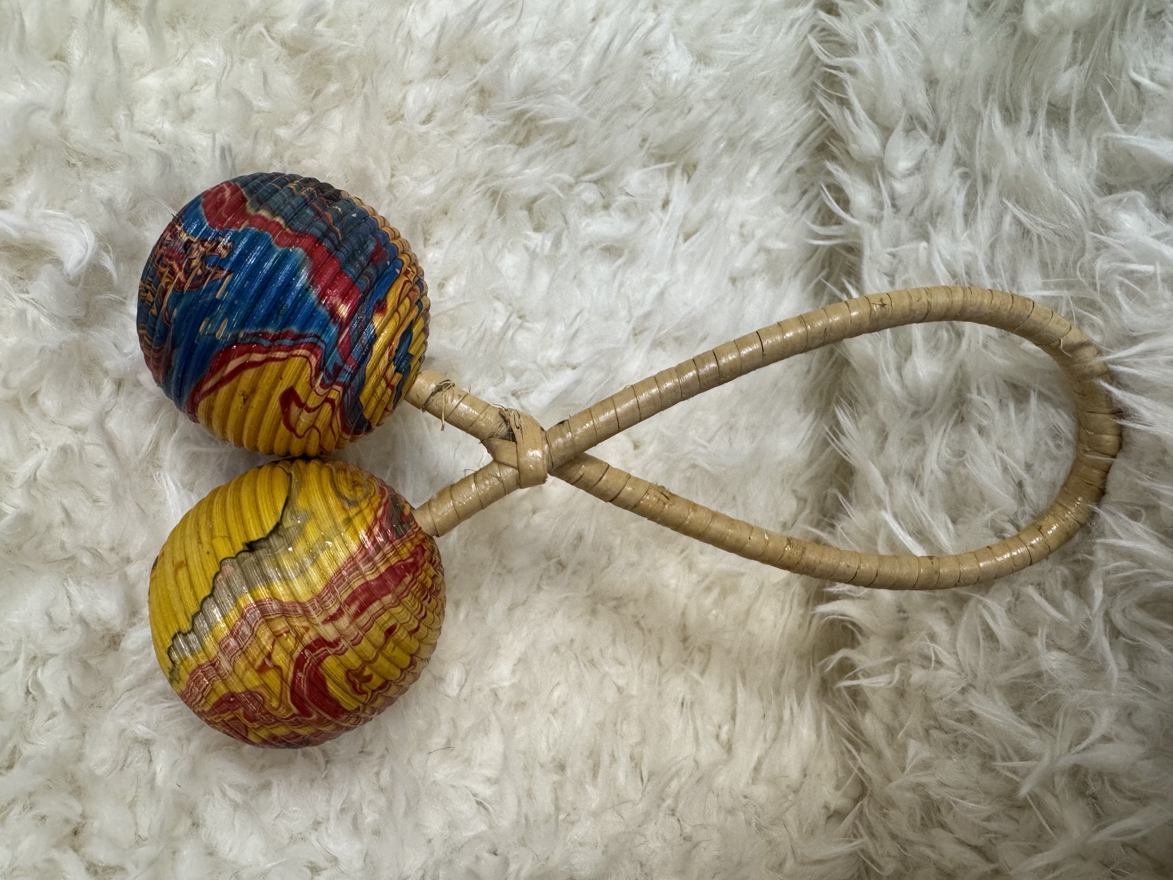 Hand Painted Balinese Rattle 