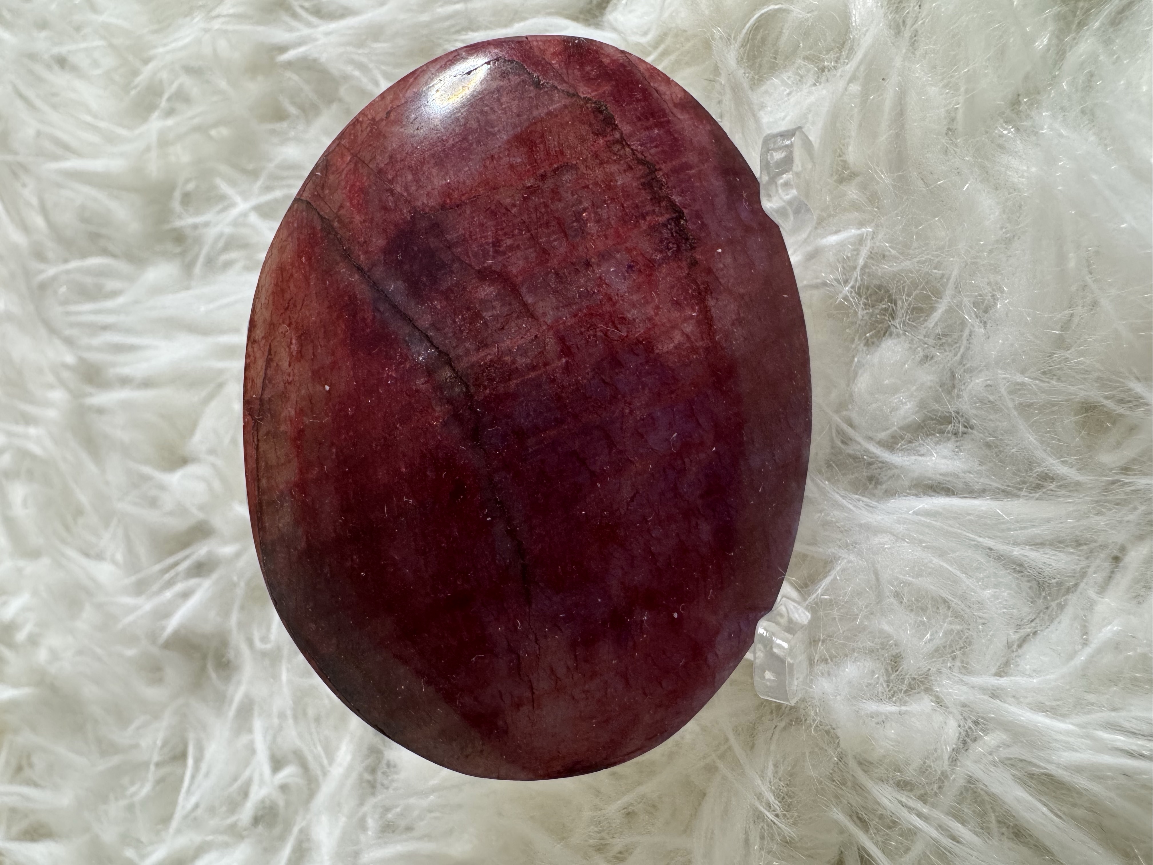 Strawberry Quartz Palm Stone 