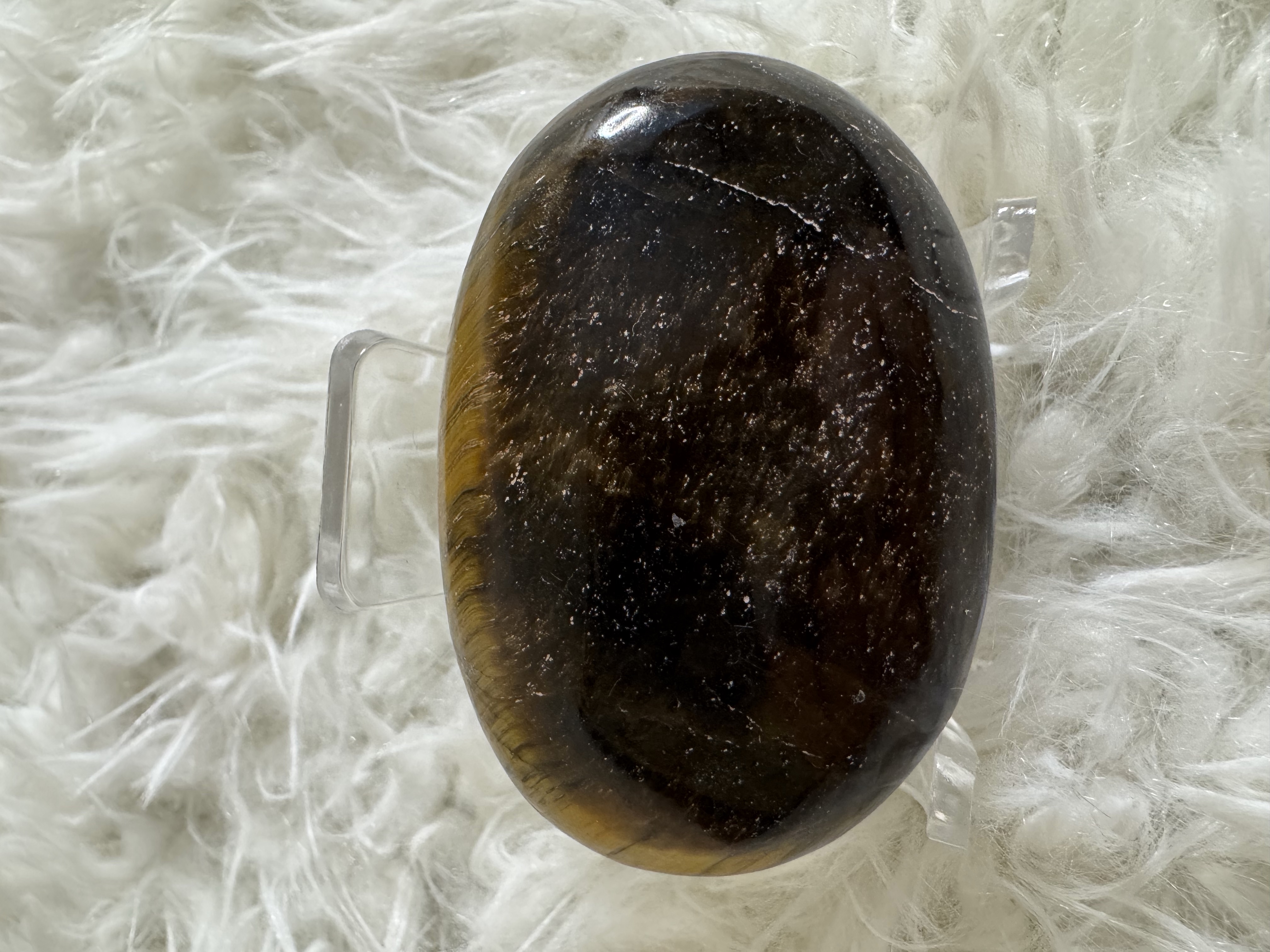 Brown Tiger’s Eye Palm Stone 