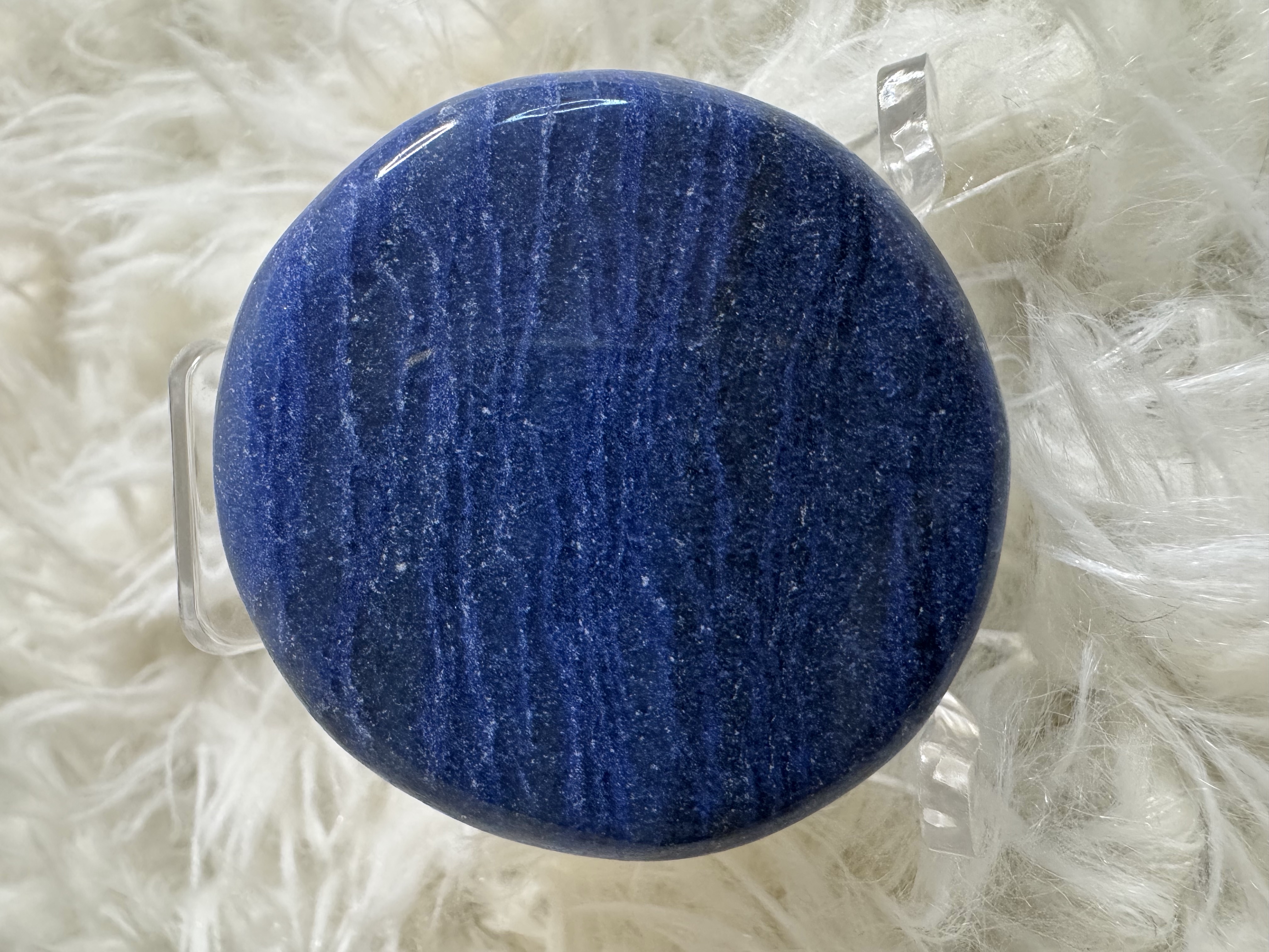 Blue Aventurine Palm Stone