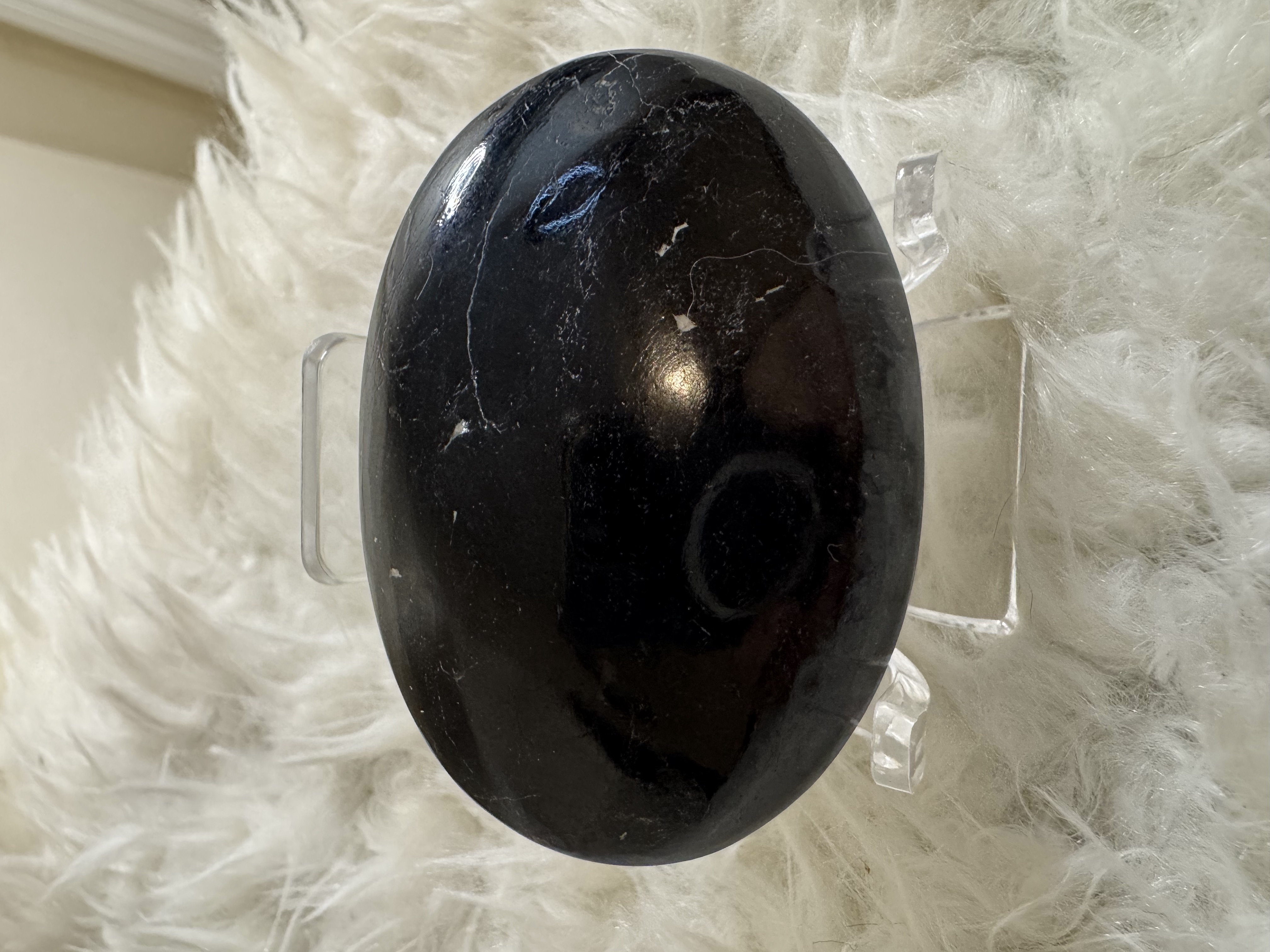 Protection Black Tourmaline Palm Stone 