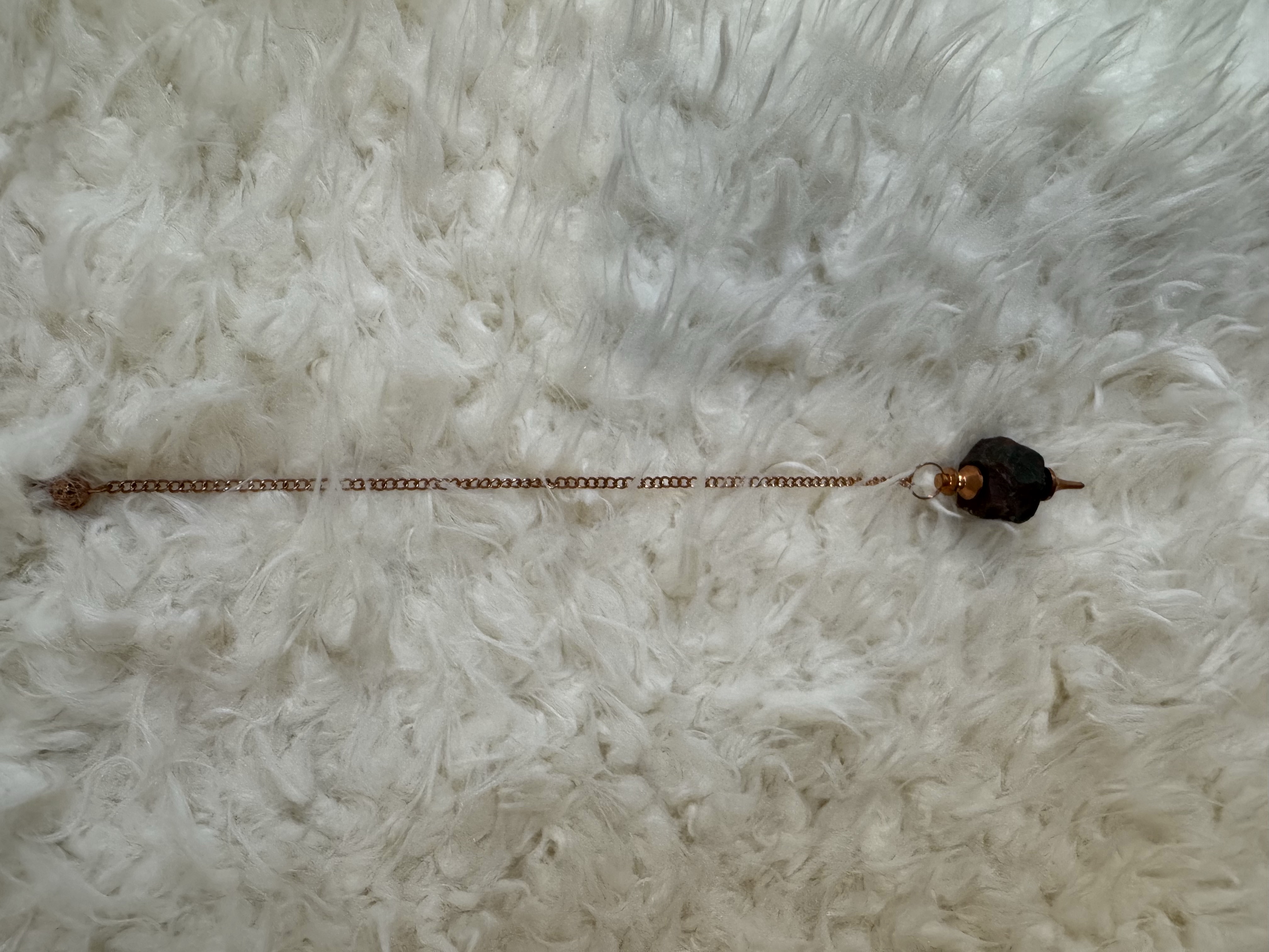 Copper / Bloodstone Pendulum 
