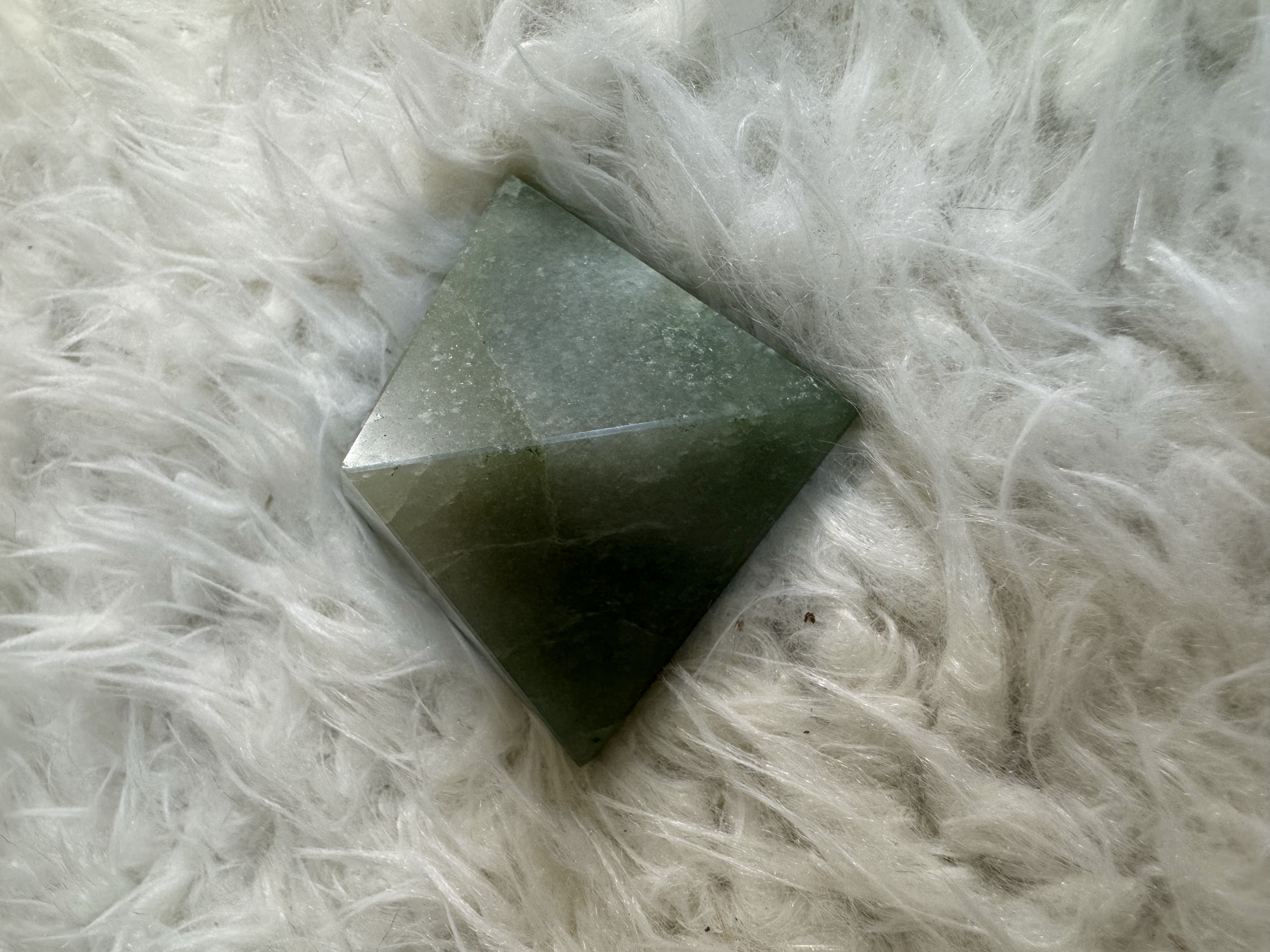 Green Aventurine Growth and Abundance Pyramid 