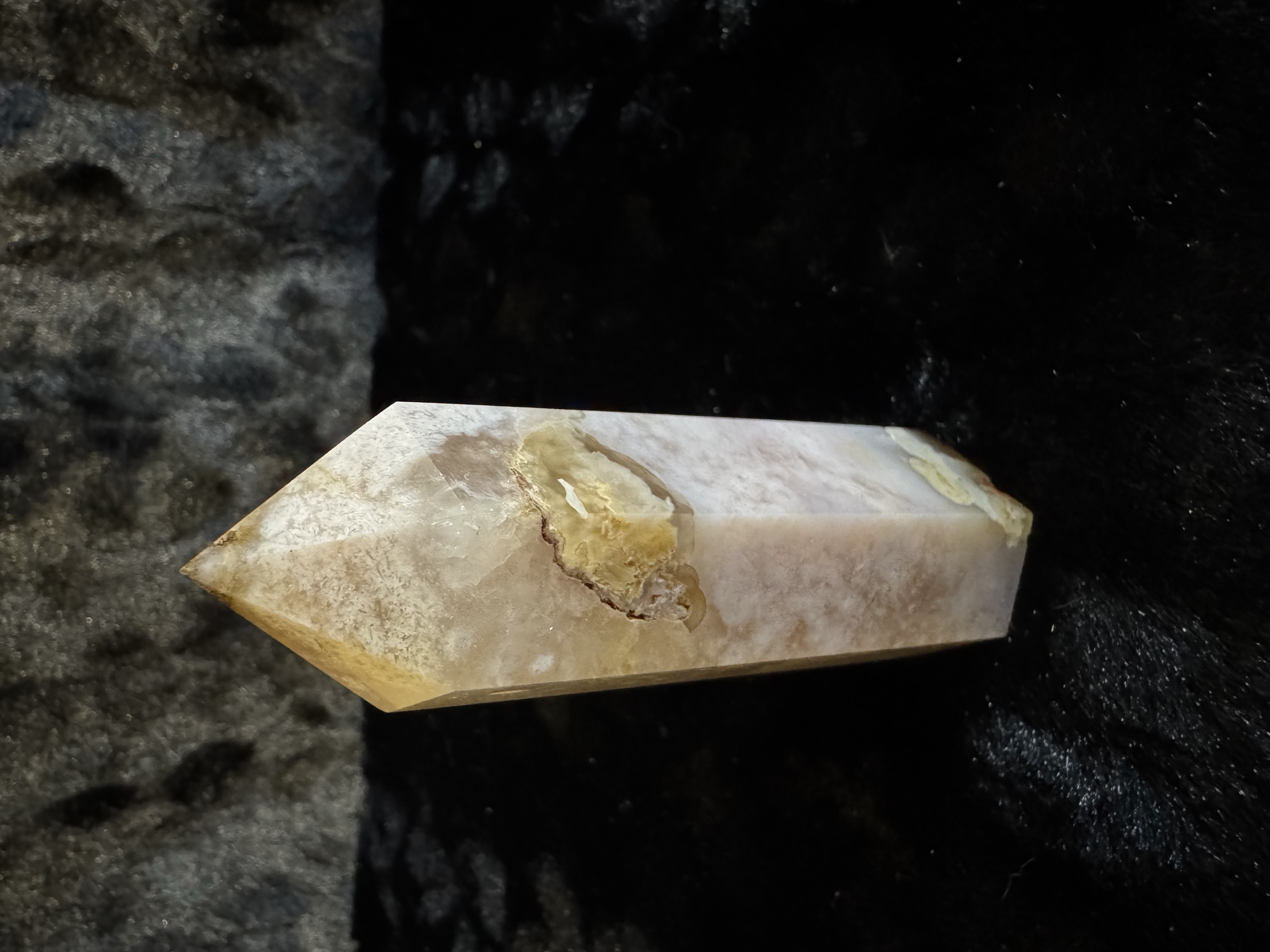 Pastel Flower Agate Generator with Druzy 