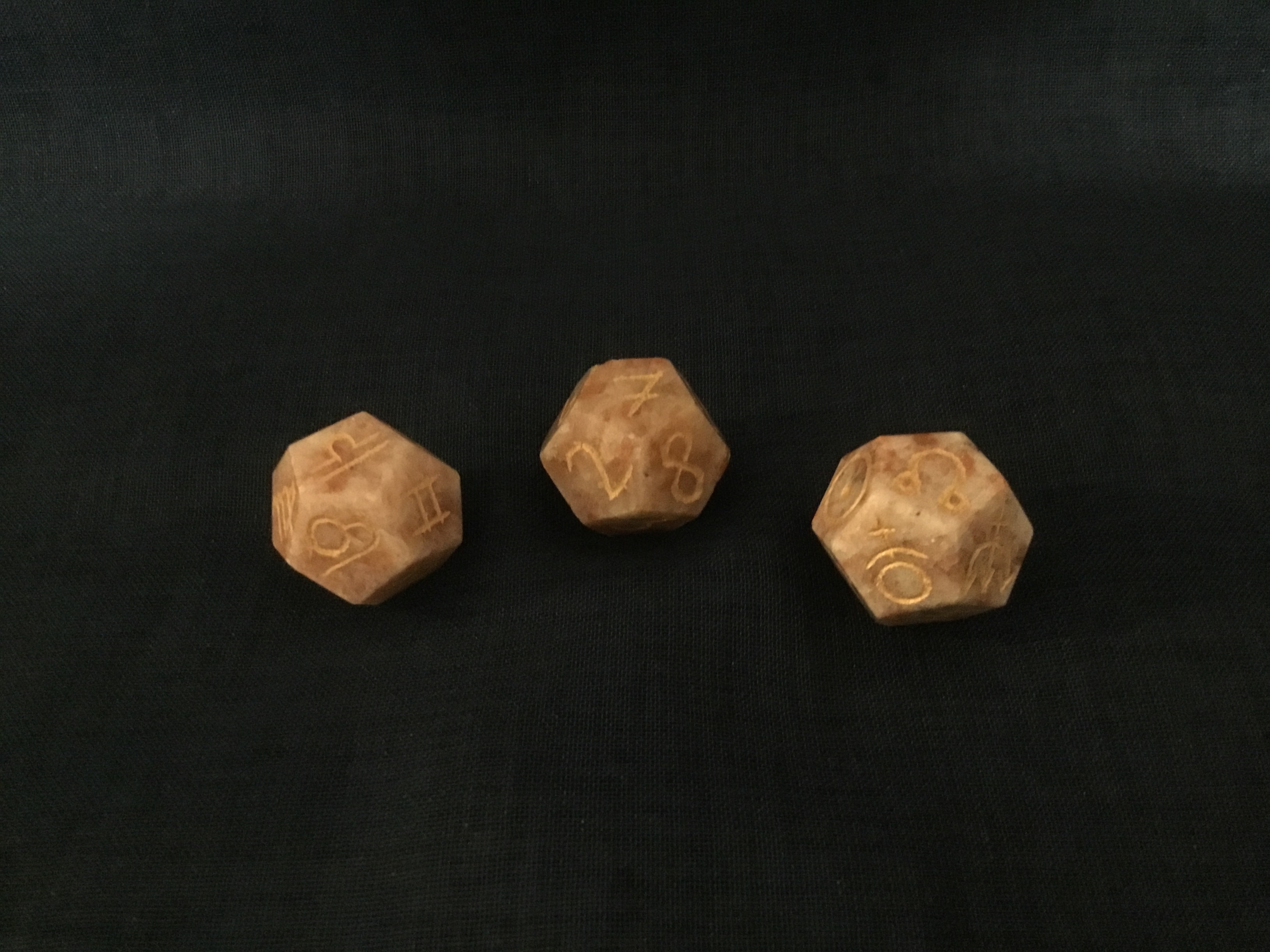 Sunstone Astrology Dice for cosmic wisdom 